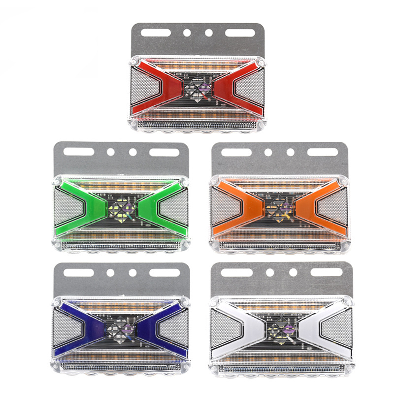 Factory direct sales of 24VLED truck and freight vehicle edge lights, freight vehicle edge lights, flowing light and ground edge light signals