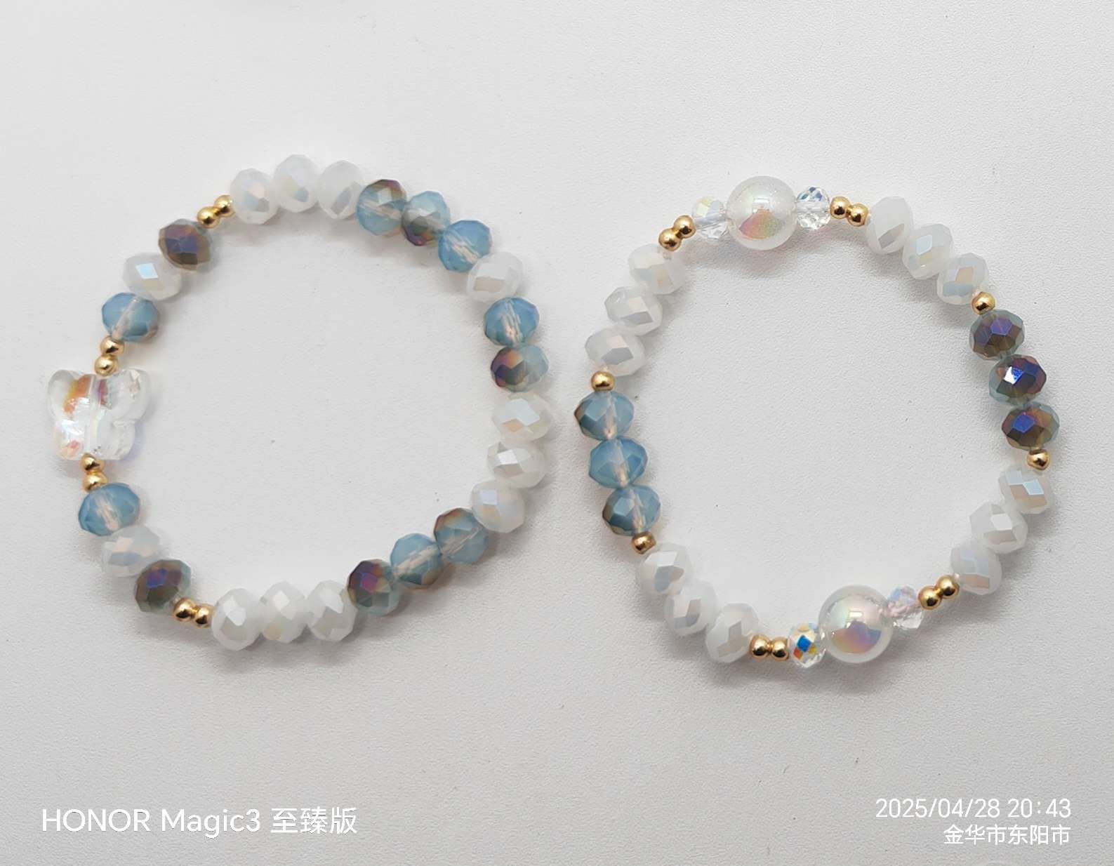 最新欧洲流行水晶混搭风情侣手链，适合各个年龄段爱美时尚女性佩戴，馈赠友人佳品。详情图4