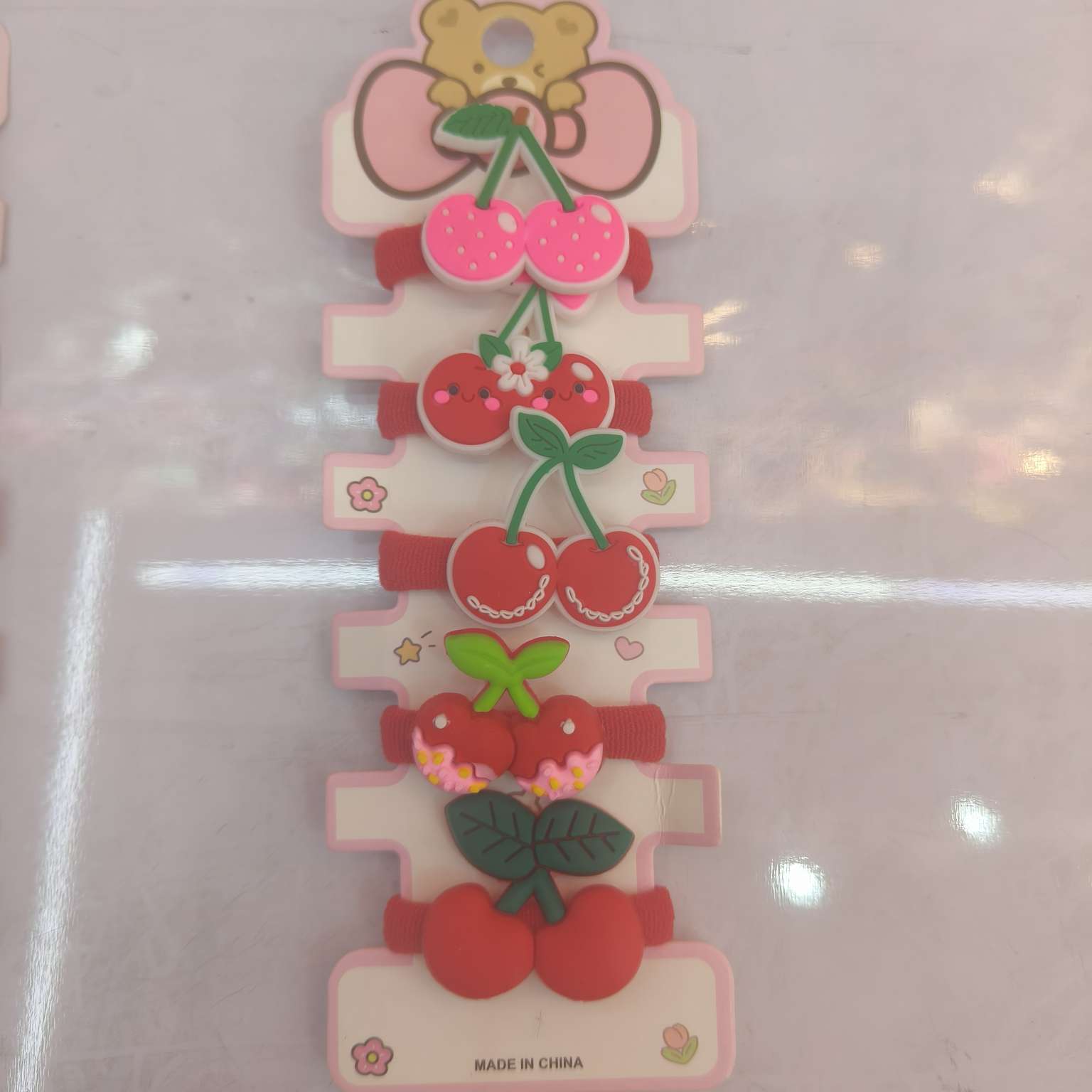 发梳头饰饰品 皮筋可爱毛绒款头饰 独特设计Furniture系列 时尚女士发饰皮筋装饰品白底实物图