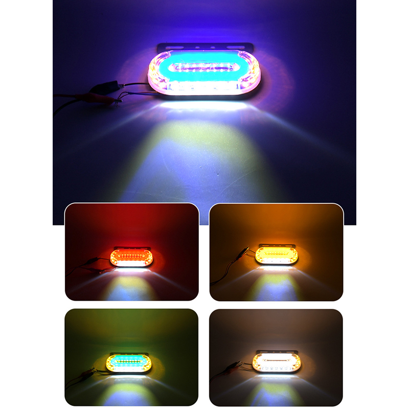 24V general LED truck body lights, truck width indicator lights, light guide flow side lights, contour side lights, factory direct sales Specification drawing