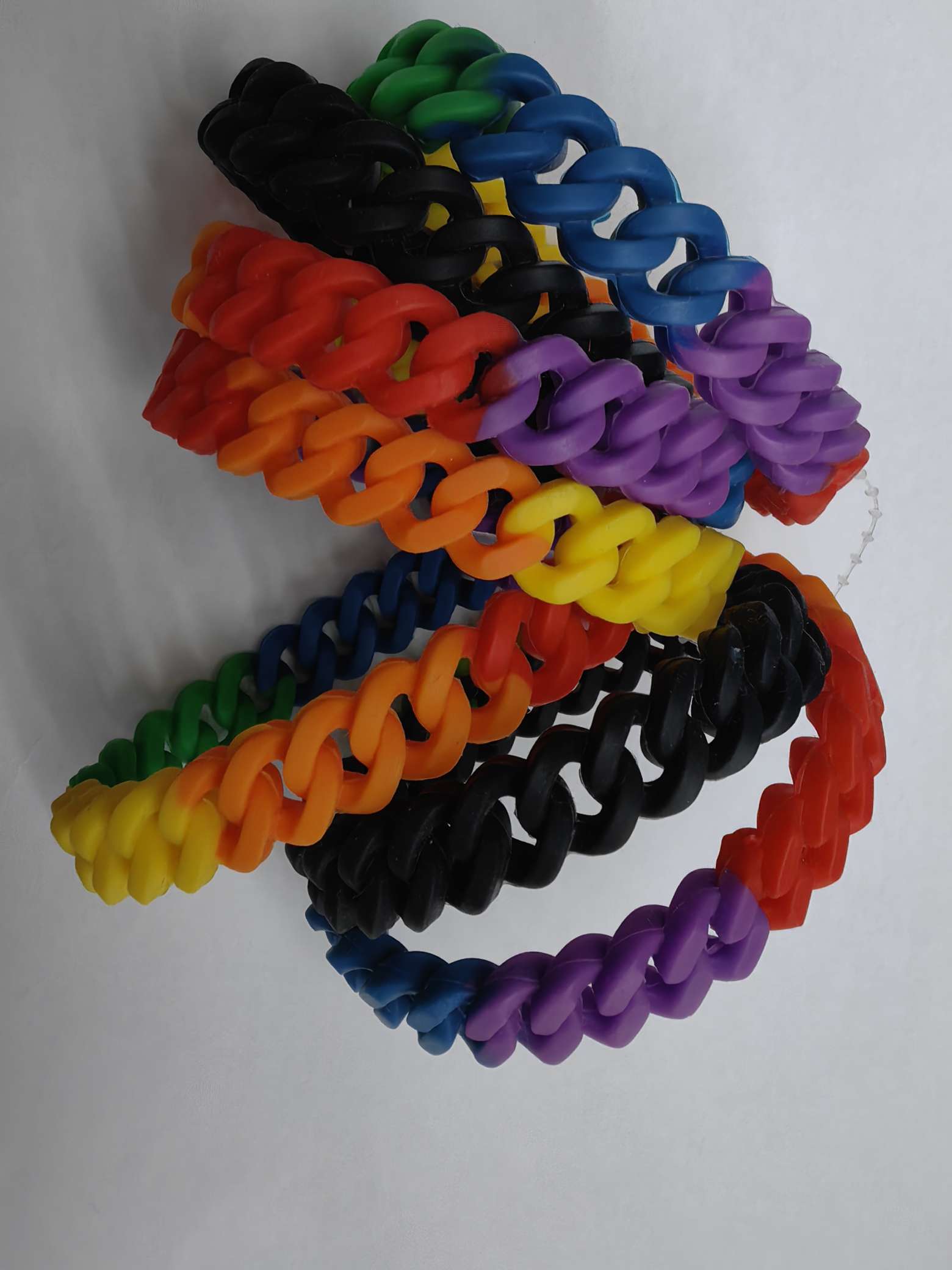 基督风格硅胶手环运动颈环指环套装 日用百货服饰配件 时尚休闲户外必备