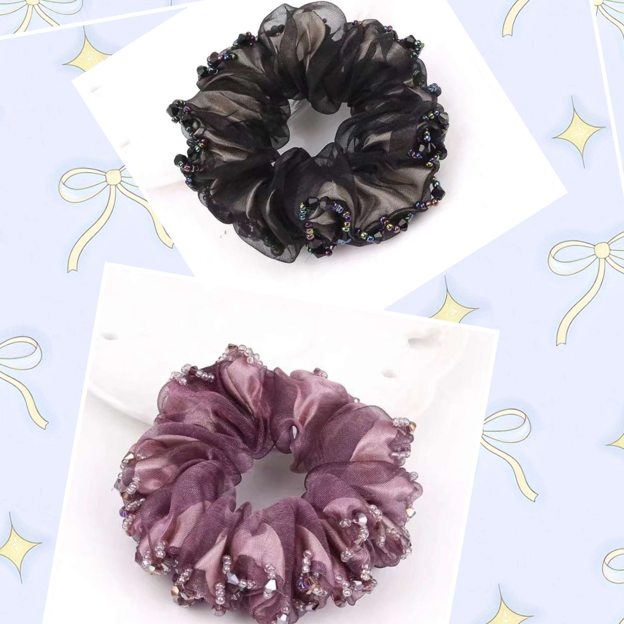 饰品店专卖大肠发圈 头绳发饰头饰 独特设计发圈 简约时尚大肠圈 持久耐用不易断损