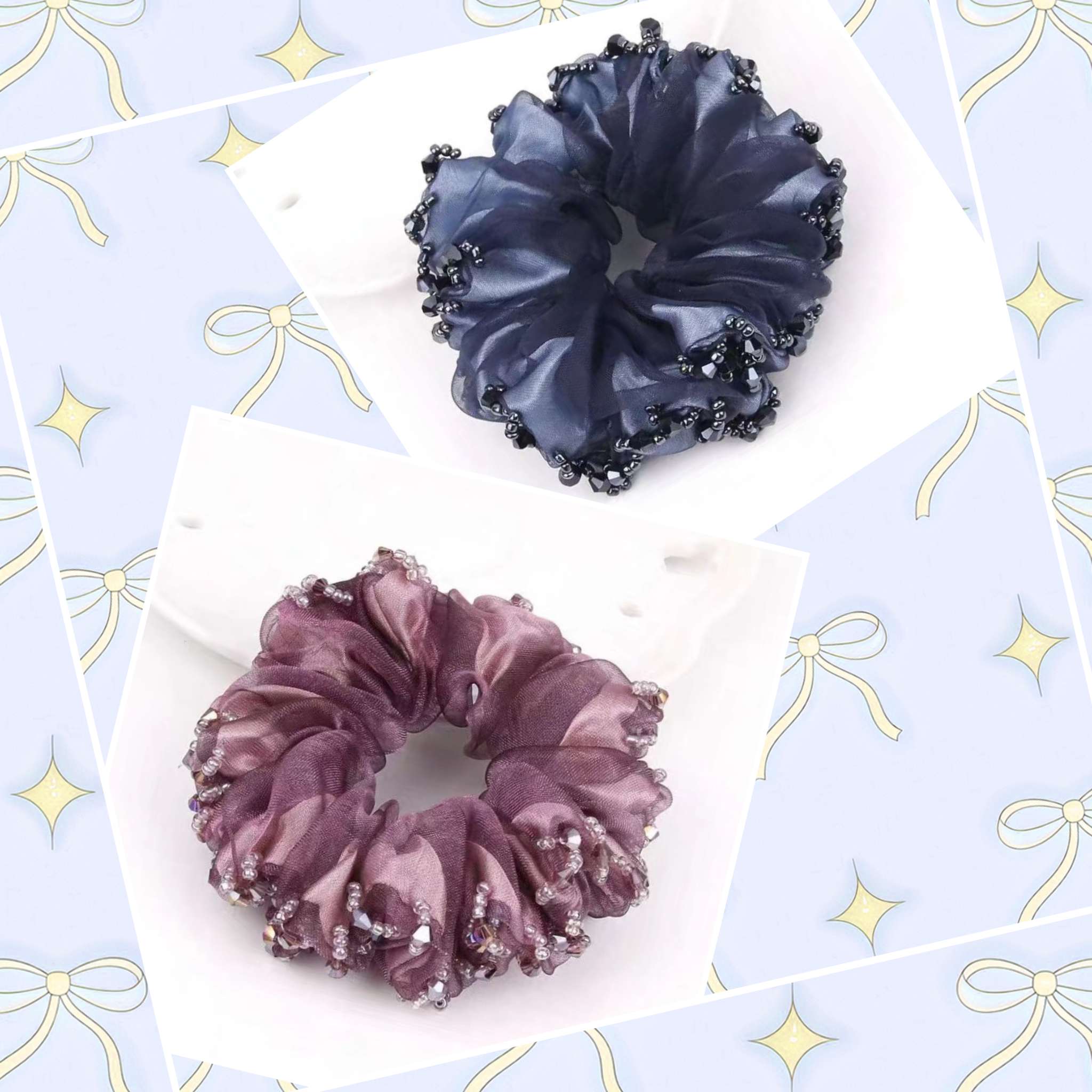 时尚饰品大肠发圈头绳 头饰女士发圈潮流大肠圈发饰 简约百搭头发装饰品