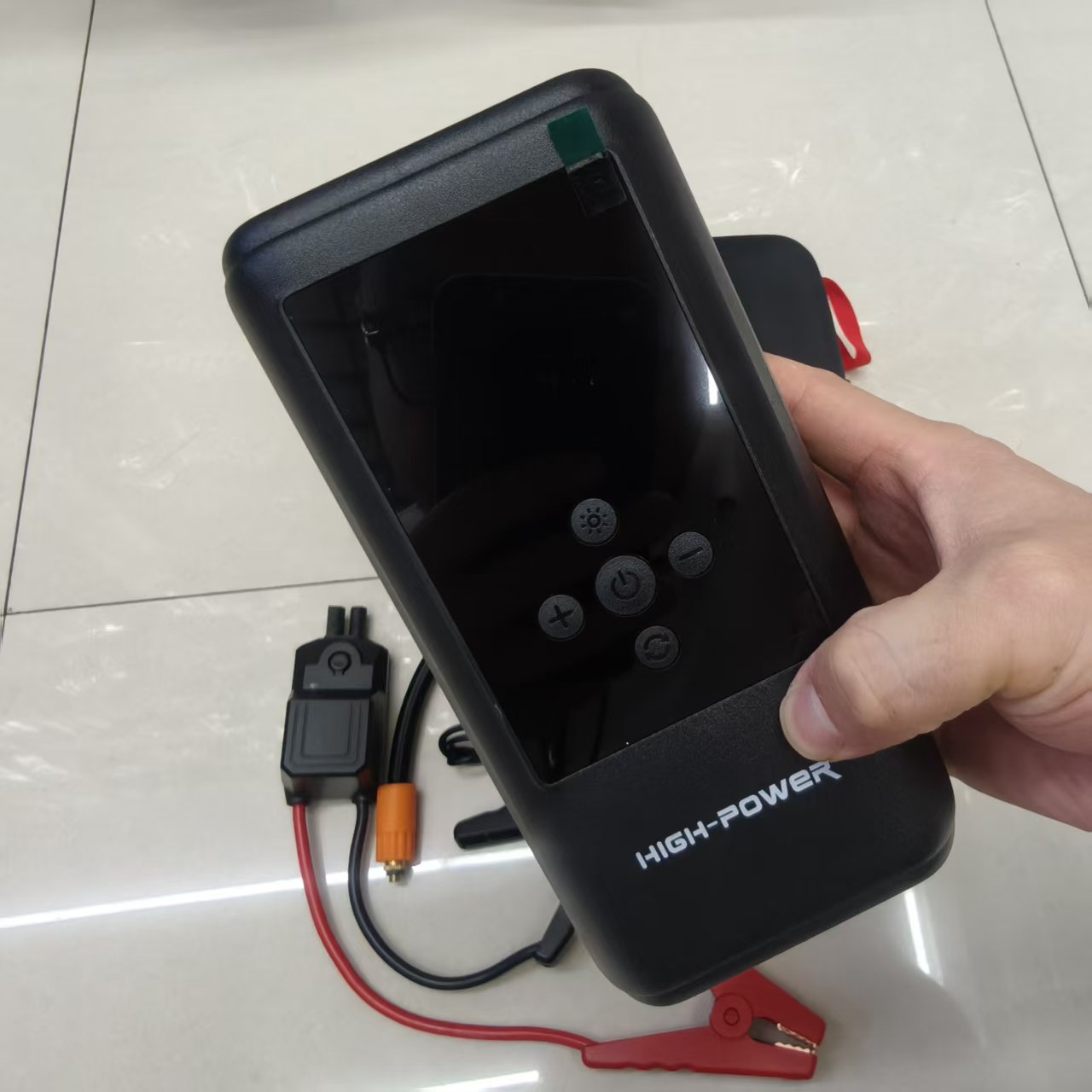Car start power emergency air pump 6000mA large-capacity 5-in-one multi-functional power bank for outdoor power storage details Picture
