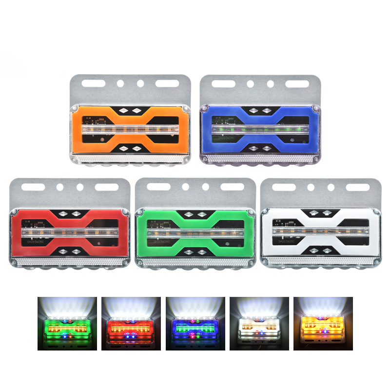 24VLED flow side light for general trucks, truck side light, truck side light, width indicator light factory direct sales full figure