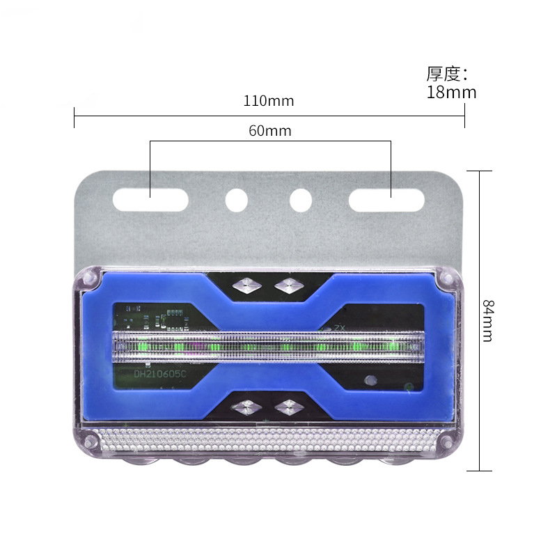 24VLED flow side light for general trucks, truck side light, truck side light, width indicator light factory direct sales details Picture