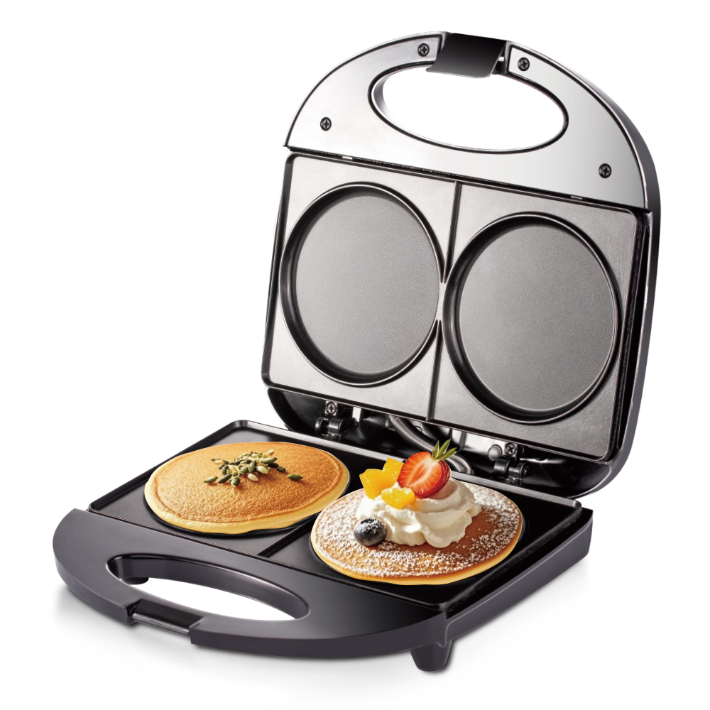 RAF European standard cross-border household waffle machine, thin pancake machine, round pancake machine, non-stick coating, uniform heating on both sides Specification drawing
