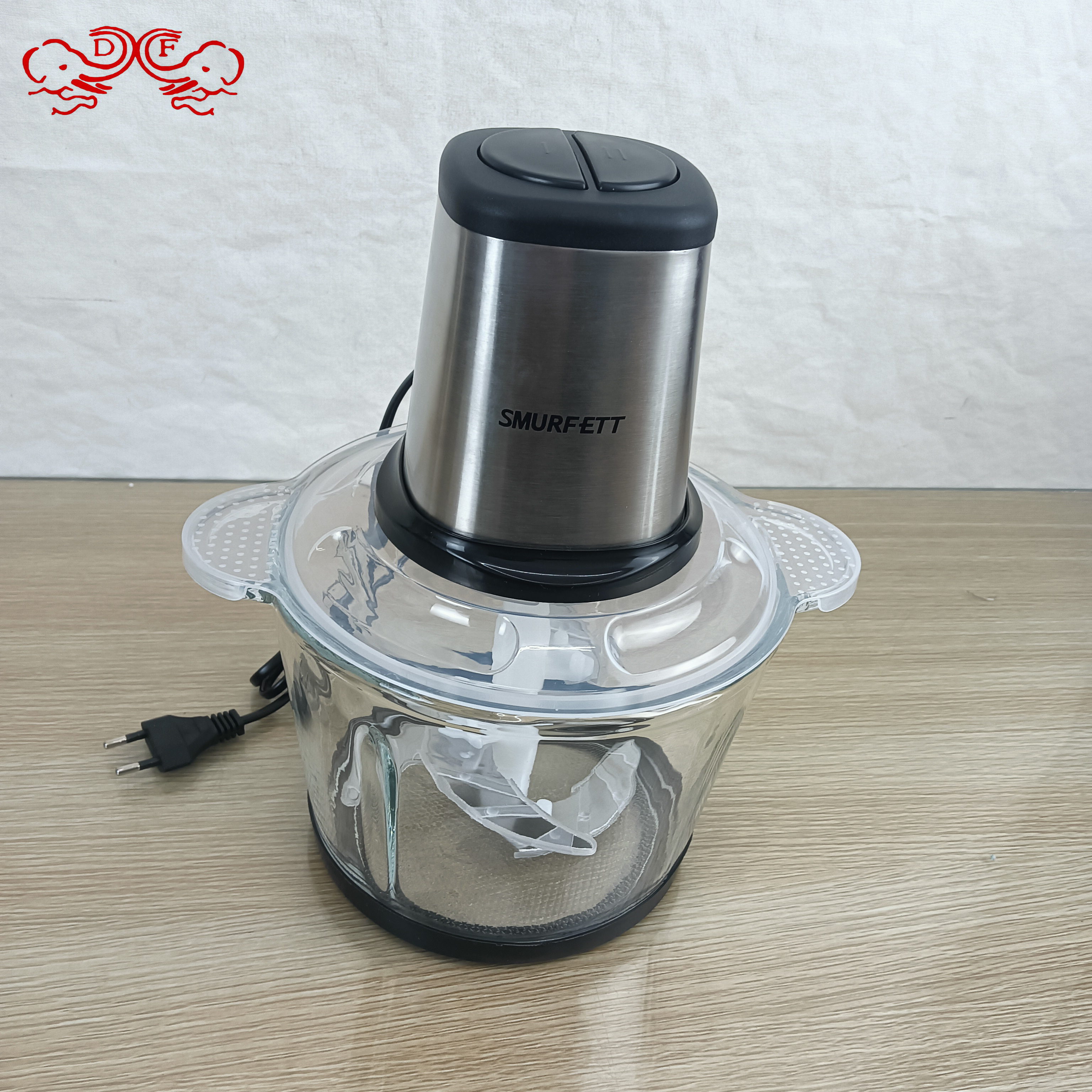 DF68862 meat grinder, household electric type meat mincing dumpling mixer, vegetable shredder, garlic paste multi-functional food processor, DF TRADINGHOUSE