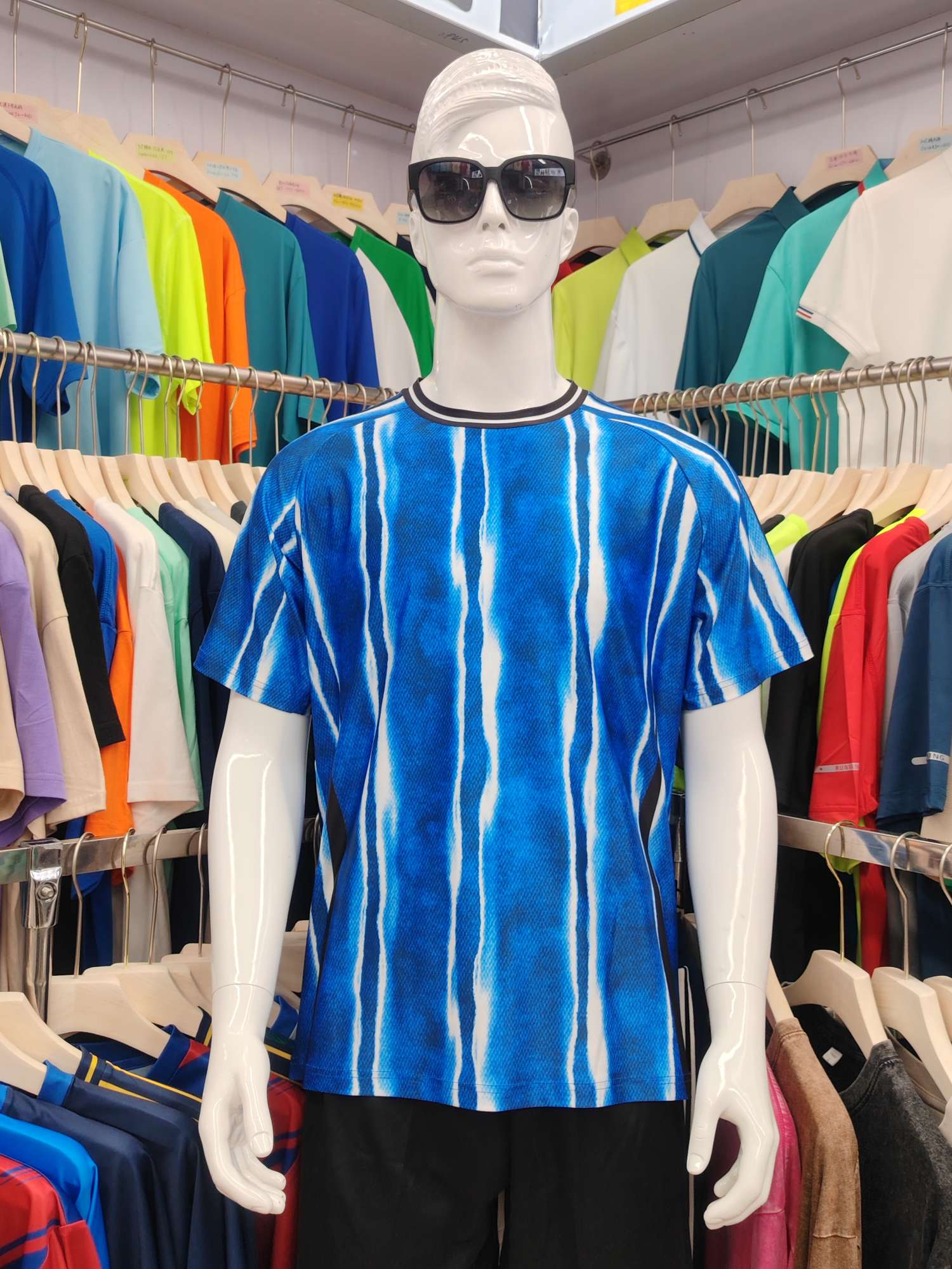 Cross-border sportswear, high-grade polyester and ammonia high-elasticity fabric, full-body printed sportswear, breathable and sweat-absorbent, professional sports and outdoor training sportswear, high-elasticity breathable and comfortable sportswear customization FG1616-7 detail image 2