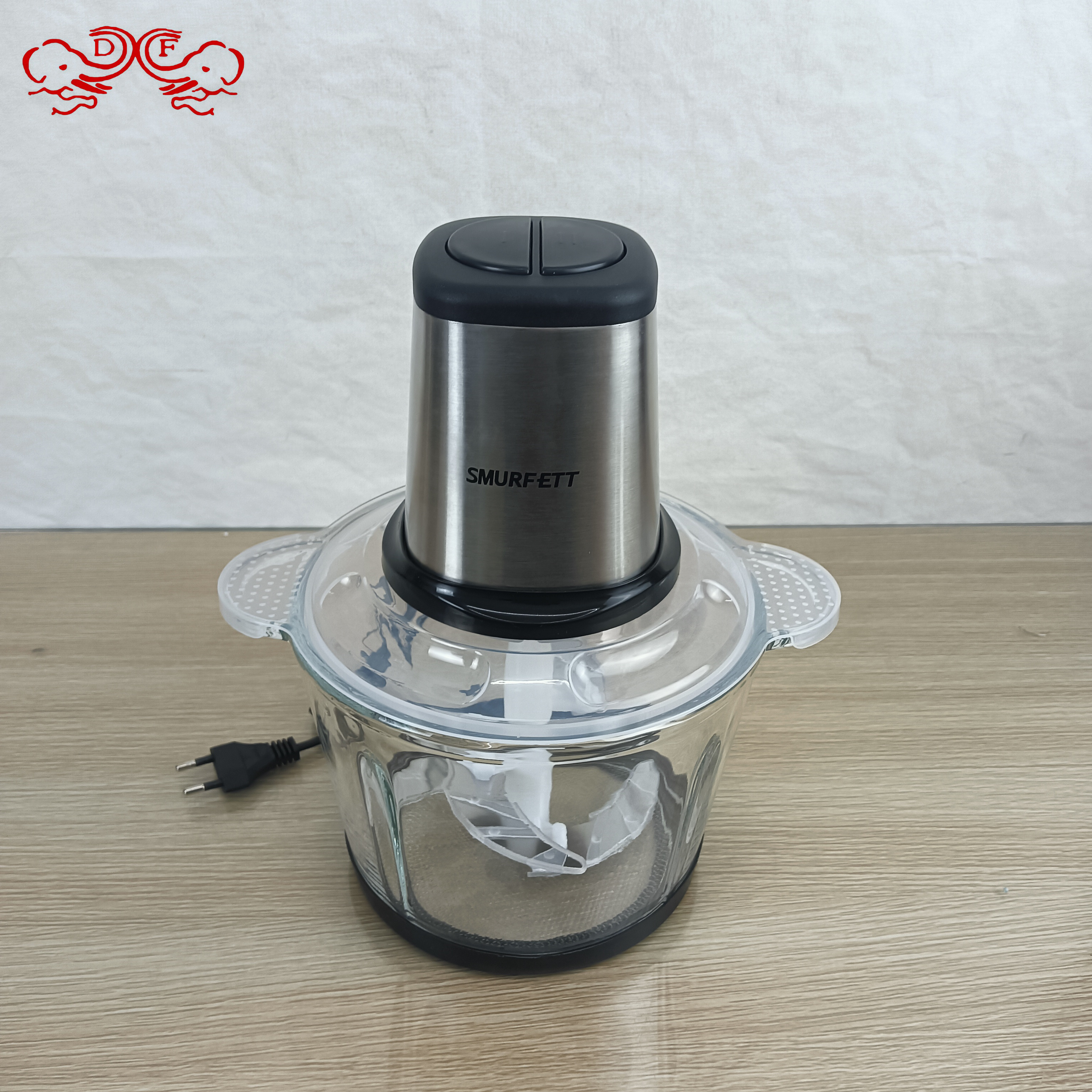 DF68862 meat grinder, household electric type meat mincing dumpling mixer, vegetable shredder, garlic paste multi-functional food processor, DF TRADINGHOUSE Item Picture