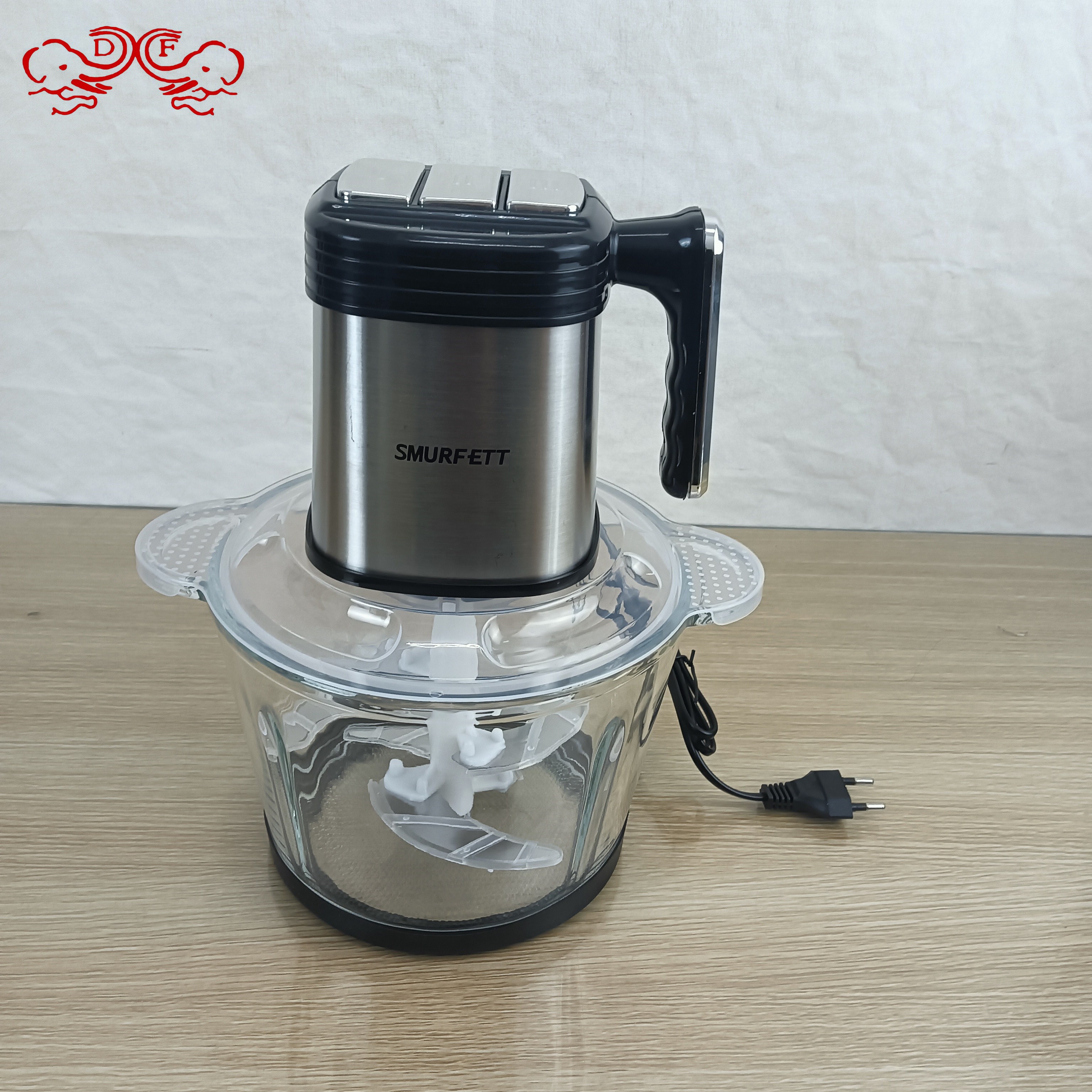 DF68862 household electric meat grinder, portable hand-held multi-functional machine for mincing meat, dumplings, vegetables and garlic, DF TRADINGHOUSE Specification image