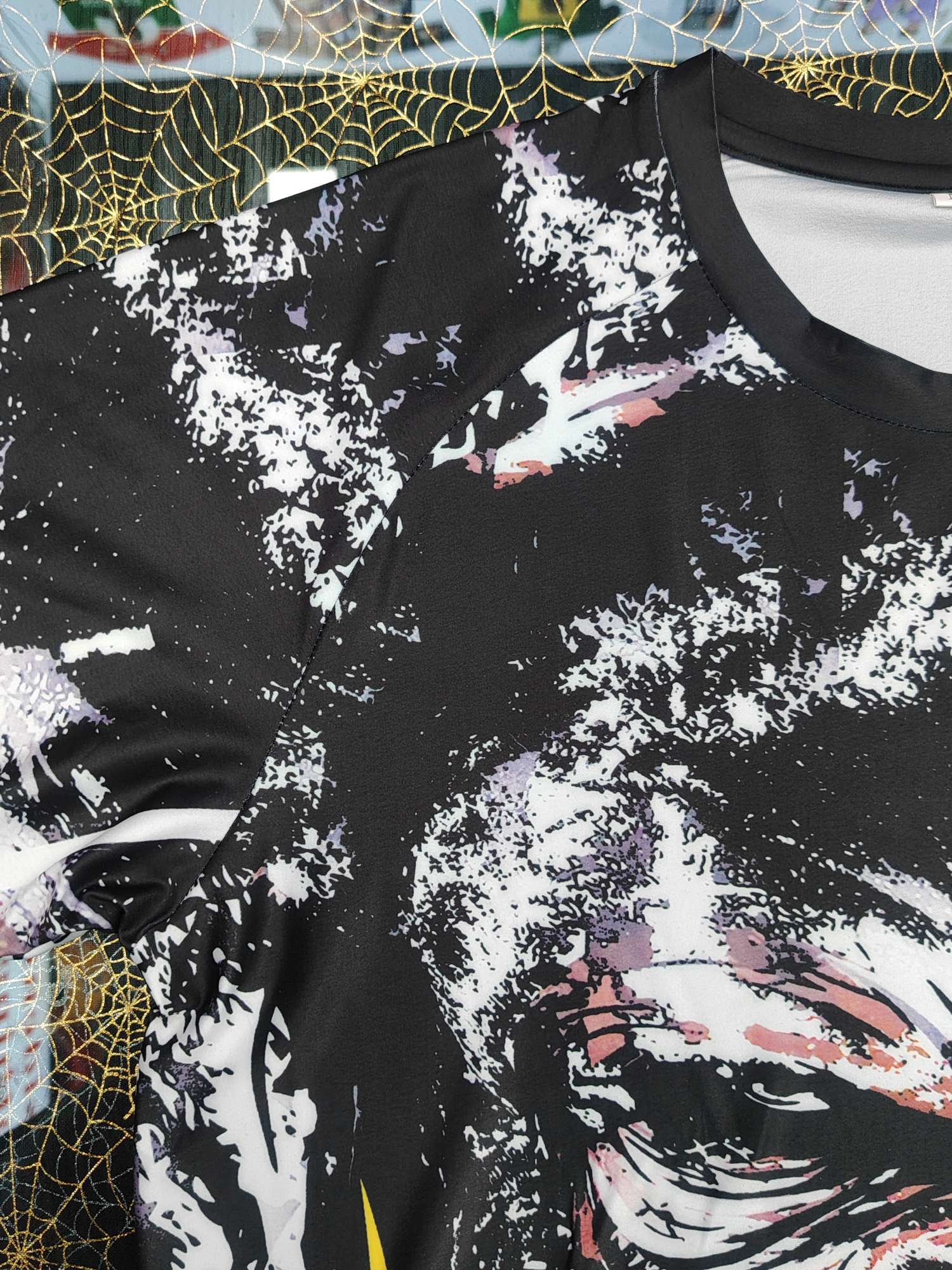 Cross-border sportswear, high-quality polyester and ammonia high-elasticity fabric, full-body printed sportswear, breathable and sweat-absorbent, professional sports and outdoor training sportswear, high-elasticity breathable and comfortable sportswear customization FG1616-1 detail image 10