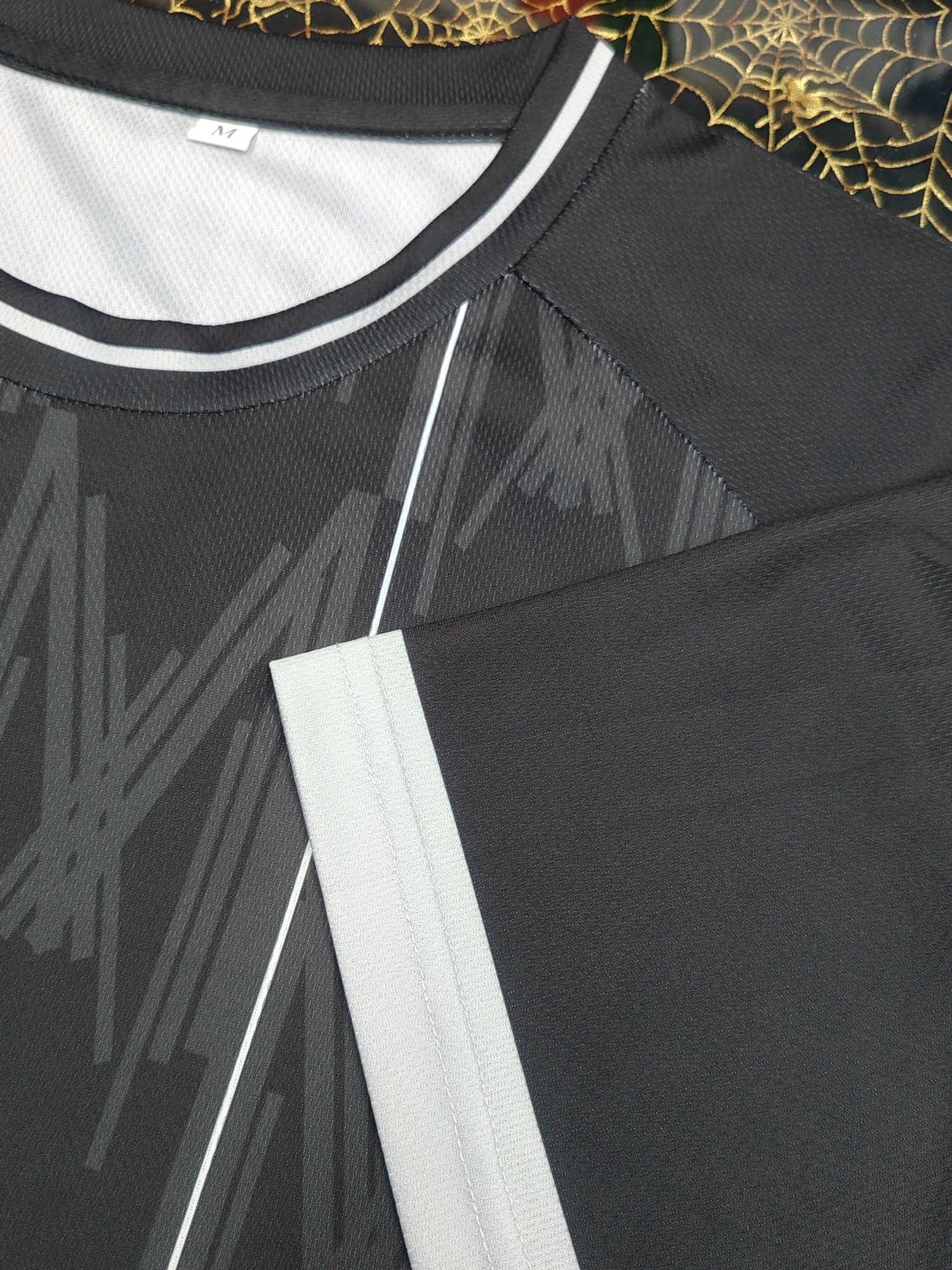 Cross-border sportswear, high-grade mesh breathable fabric, full-body printed sportswear, breathable and sweat-absorbing professional sports outdoor training sportswear, high-elasticity breathable and comfortable sportswear customization FG1612-1 detail image 10