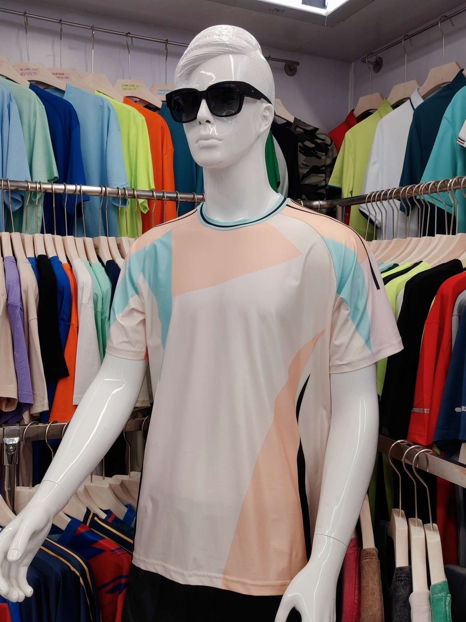 Cross-border sportswear, high-grade polyester and ammonia high-elasticity fabric, full-body printed sportswear, breathable and sweat-absorbent, professional sports and outdoor training sportswear, high-elasticity breathable and comfortable sportswear customization FG1616-3 details Picture