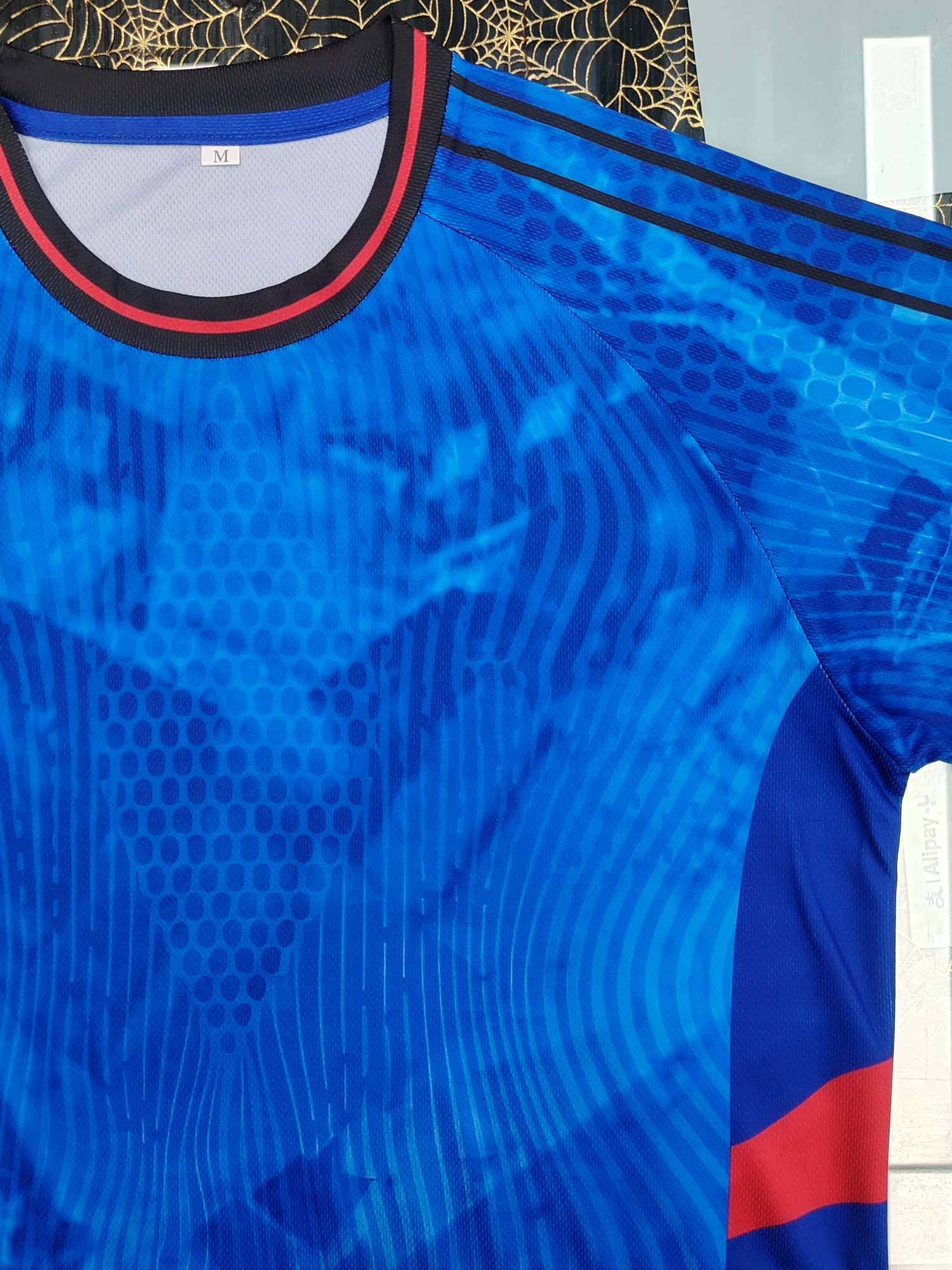 Cross-border sportswear, high-grade mesh breathable fabric, full-body printed sportswear, breathable and sweat-absorbing professional sports outdoor training sportswear, high-elasticity breathable and comfortable sportswear customization FG1612-2 detail image 10