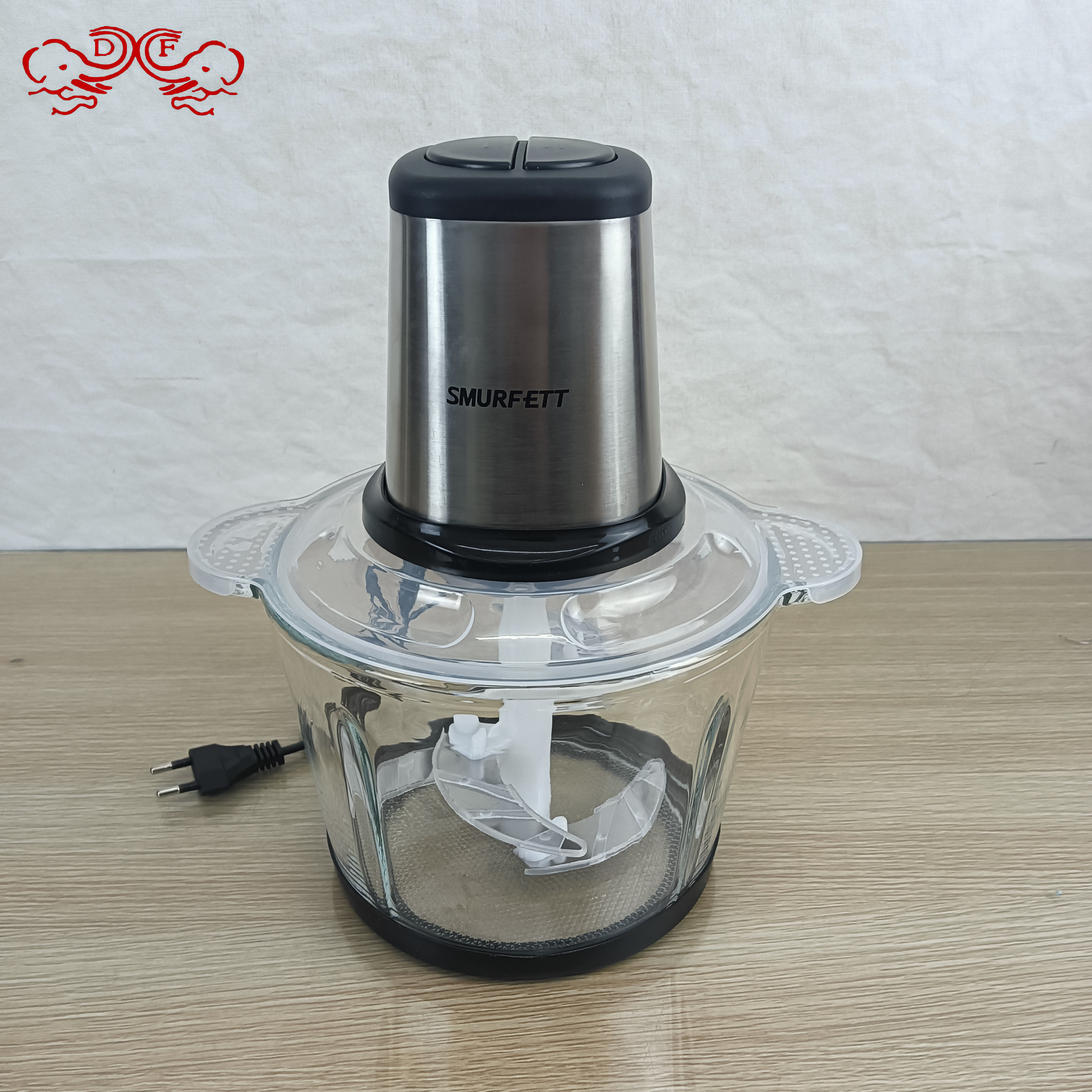 DF68862 meat grinder, household electric type meat mincing dumpling mixer, vegetable shredder, garlic paste multi-functional food processor, DF TRADINGHOUSE Specification image