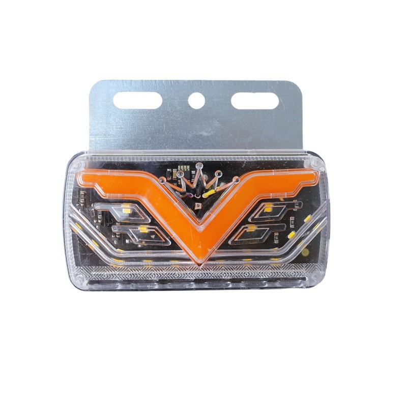Automobile LED lights, truck, trailer side lights, side lights, 24v truck lens side lights, large-angle ground side lights Application Scenario