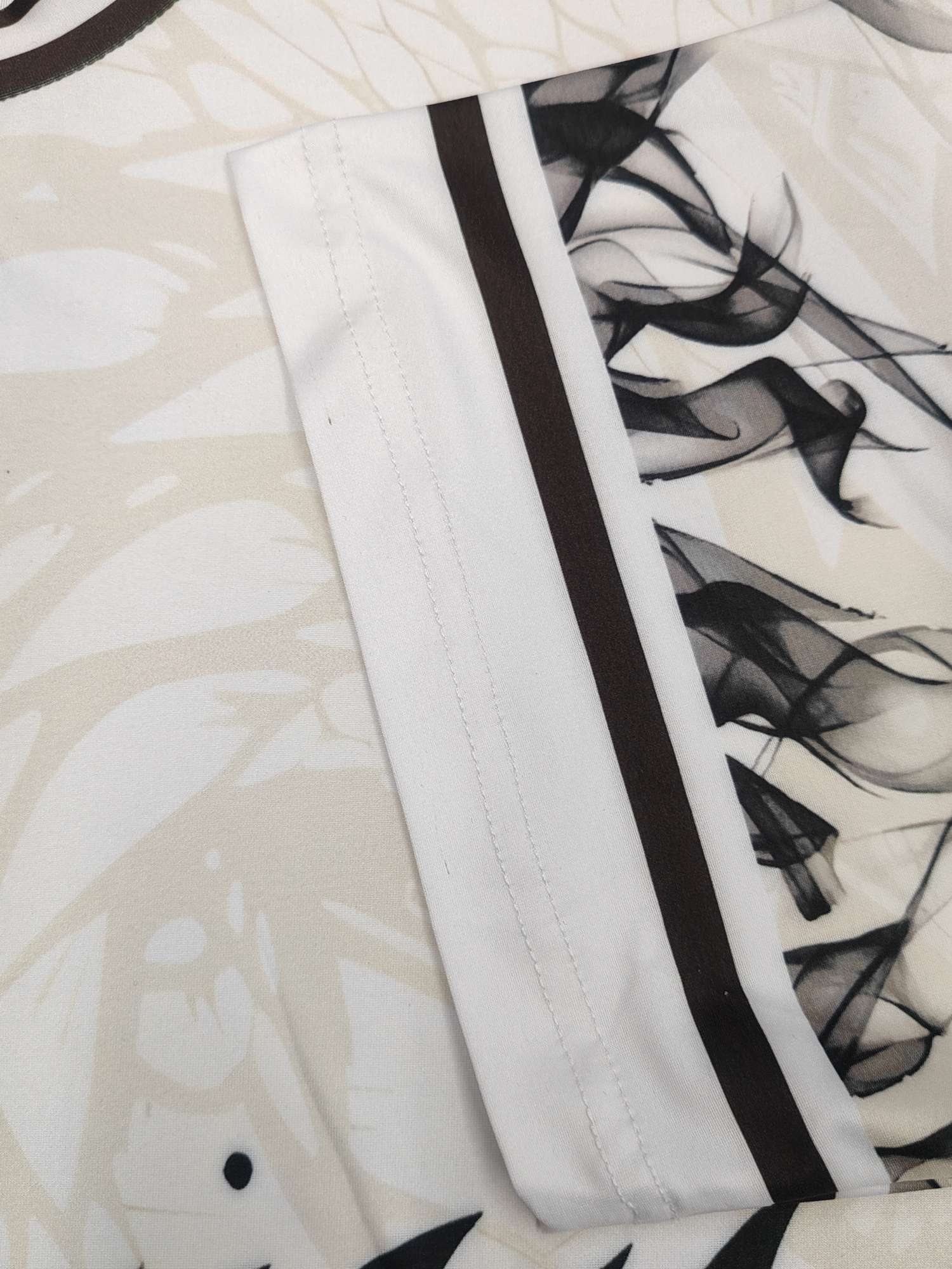 Cross-border sportswear, high-grade polyester and ammonia high-elasticity fabric, full-body printed sportswear, breathable and sweat-absorbent, professional sports and outdoor training sportswear, high-elasticity breathable and comfortable sportswear customization FG1616-2 detail image 10