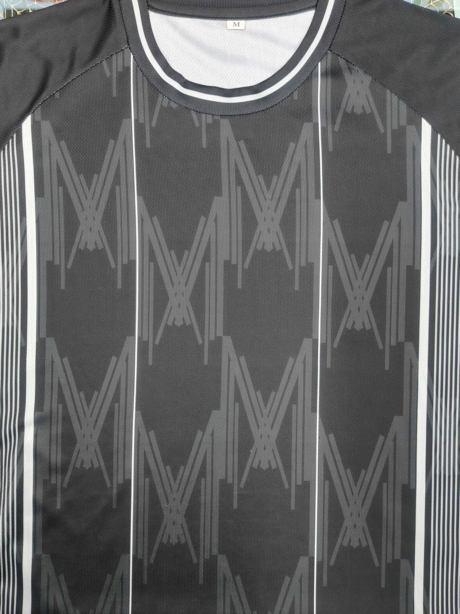 Cross-border sportswear, high-grade mesh breathable fabric, full-body printed sportswear, breathable and sweat-absorbing professional sports outdoor training sportswear, high-elasticity breathable and comfortable sportswear customization FG1612-1 detail image 12