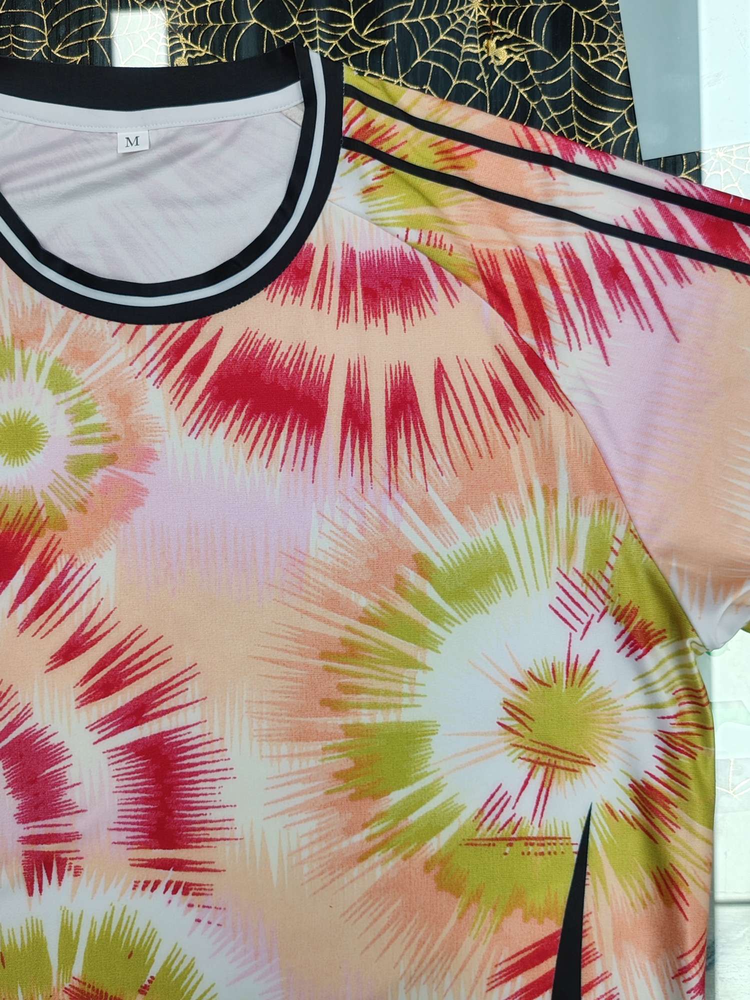 Cross-border sportswear, high-grade polyester and ammonia high-elasticity fabric, full-body printed sportswear, breathable and sweat-absorbent, professional sports and outdoor training sportswear, high-elasticity breathable and comfortable sportswear customization FG1616-6 detail image 8