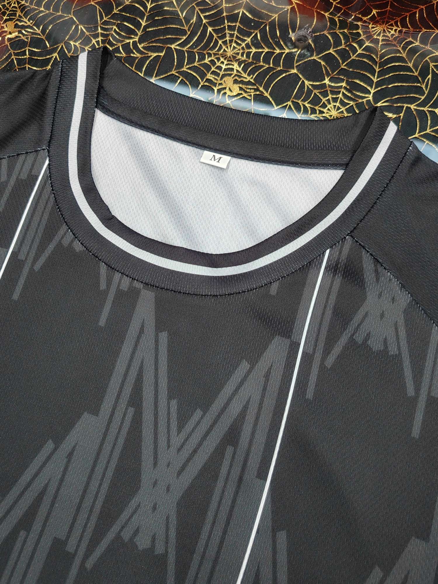 Cross-border sportswear, high-grade mesh breathable fabric, full-body printed sportswear, breathable and sweat-absorbing professional sports outdoor training sportswear, high-elasticity breathable and comfortable sportswear customization FG1612-1 detail image 9