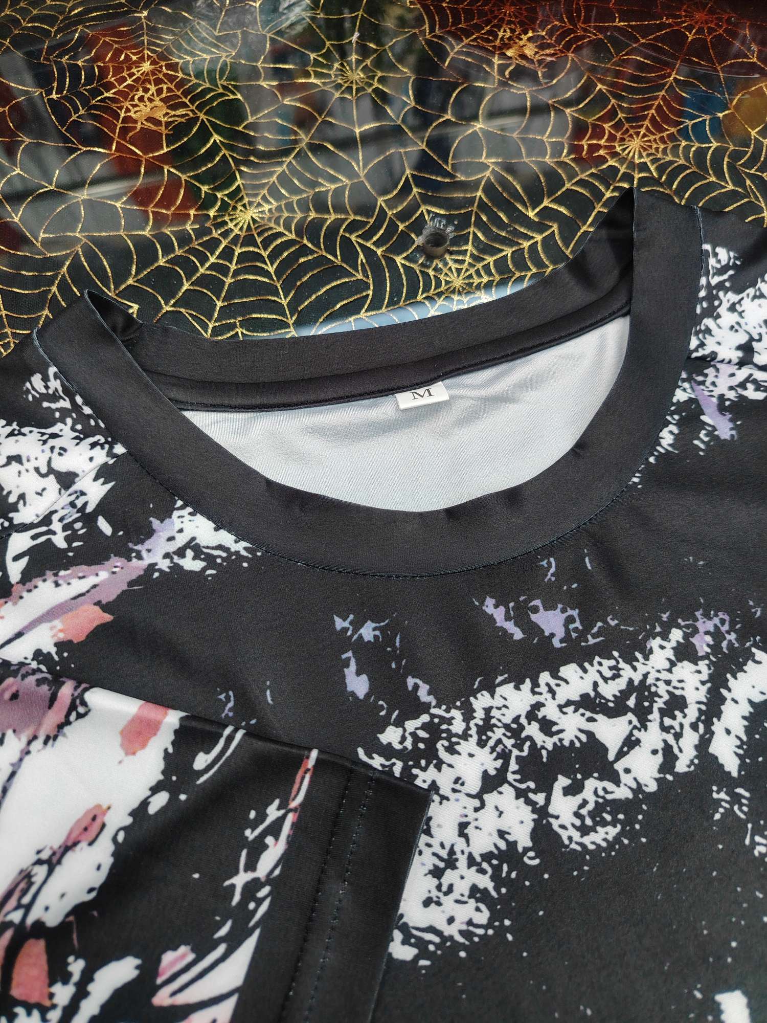 Cross-border sportswear, high-quality polyester and ammonia high-elasticity fabric, full-body printed sportswear, breathable and sweat-absorbent, professional sports and outdoor training sportswear, high-elasticity breathable and comfortable sportswear customization FG1616-1 detail image 9