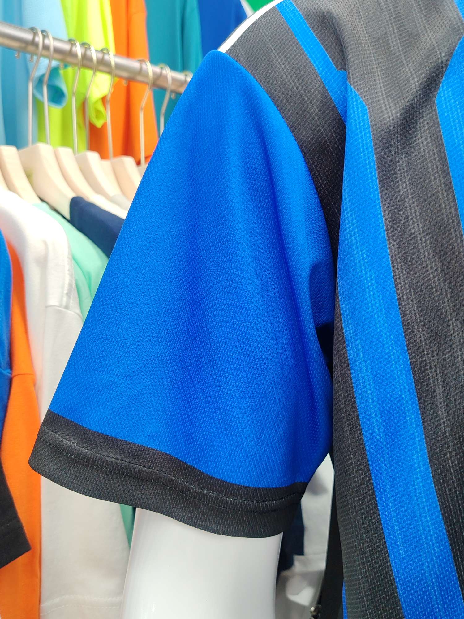 Cross-border sportswear, high-grade mesh breathable fabric, full-body printed sportswear, breathable and sweat-absorbing professional sports outdoor training sportswear, high-elasticity breathable and comfortable sportswear customization FG1612-5 detail image 6