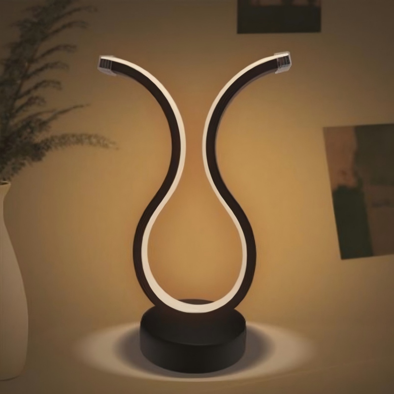 Creative bedroom lamp, high-end atmosphere, bedside night light, popular and best-selling night light, bar small table lamp Specification image