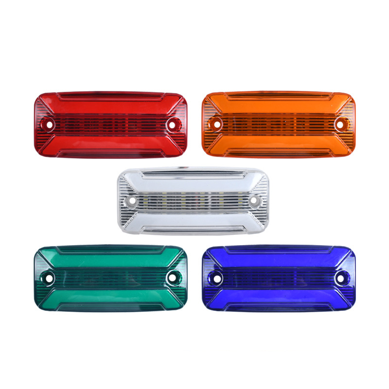 Truck side lights 12V, 24VLED light guide flow indication lights, side lights, truck side lights, general vehicle lights factory direct sales Specification drawing