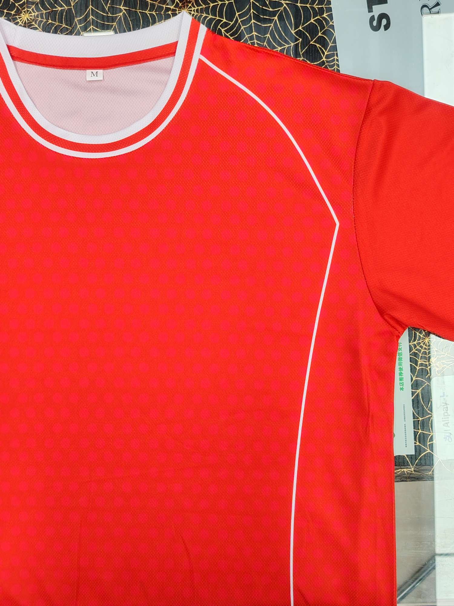 Cross-border sportswear, high-grade mesh breathable fabric, full-body printed sportswear, breathable and sweat-absorbing professional sports outdoor training sportswear, high-elasticity breathable and comfortable sportswear customization FG1612-4 detail image 10