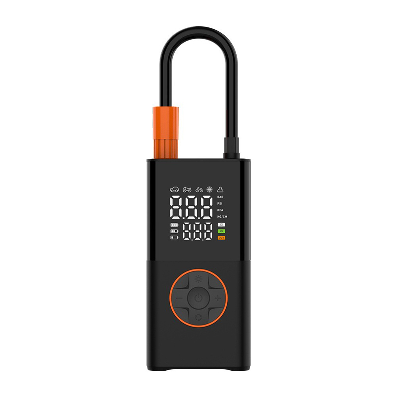 5641 Electric air pump, portable mini self-propelled electric tire pump, air pump, handheld wireless charging digital display car air pump Application Scenario