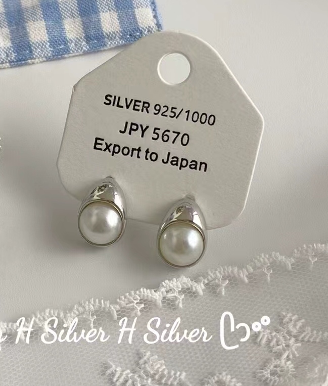 思兰银饰925银耳环2025年最新韩版潮流百搭耳饰闺蜜同款耳丁母贝珍珠耳环轻奢高级感耳环春夏独特耳环