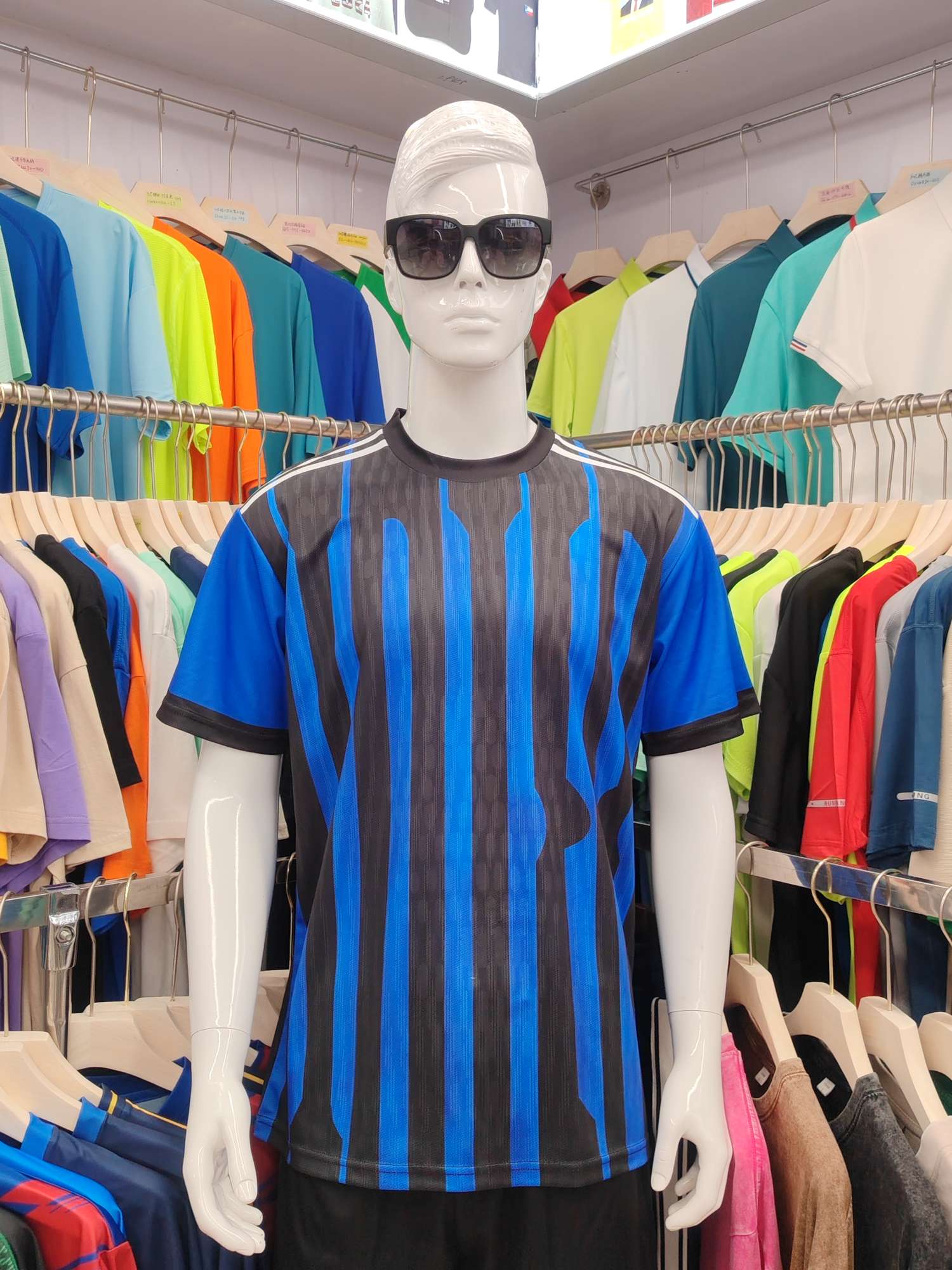 Cross-border sportswear, high-grade mesh breathable fabric, full-body printed sportswear, breathable and sweat-absorbing professional sports outdoor training sportswear, high-elasticity breathable and comfortable sportswear customization FG1612-5 detail image 2