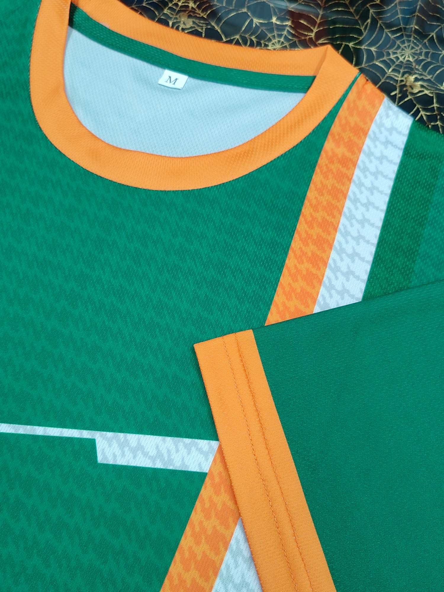 Cross-border sportswear, high-grade mesh breathable fabric, full-body printed sportswear, breathable and sweat-absorbing professional sports outdoor training sportswear, high-elasticity breathable and comfortable sportswear customization FG1612-3 detail image 12