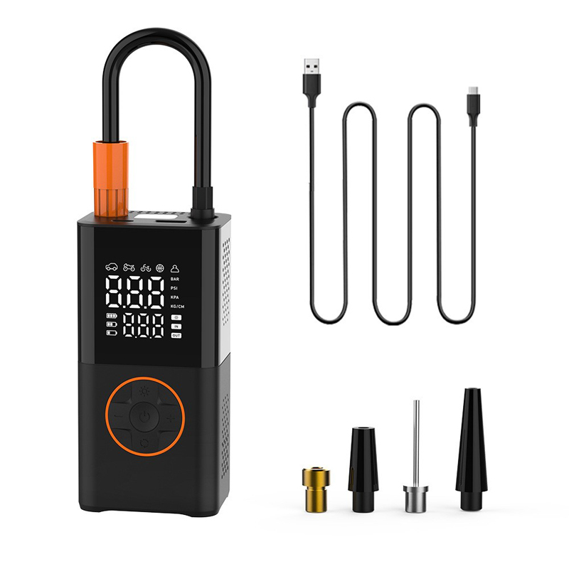 5641 Electric air pump, portable mini self-propelled electric tire pump, air pump, handheld wireless charging digital display car air pump