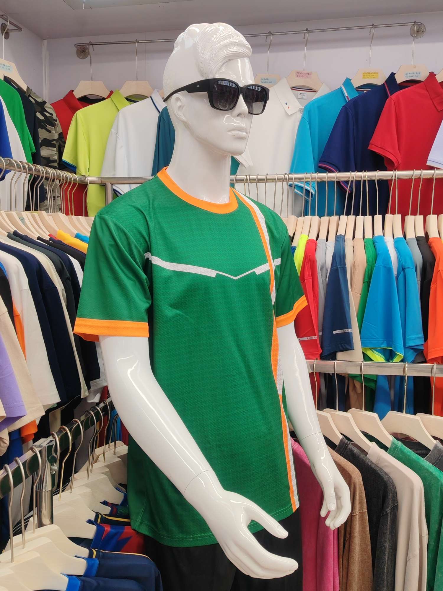 Cross-border sportswear, high-grade mesh breathable fabric, full-body printed sportswear, breathable and sweat-absorbing professional sports outdoor training sportswear, high-elasticity breathable and comfortable sportswear customization FG1612-3 details Picture