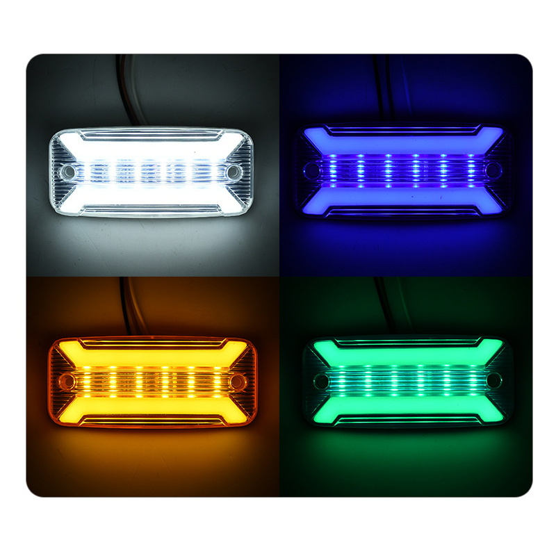 Truck side lights 12V, 24VLED light guide flow indication lights, side lights, truck side lights, general vehicle lights factory direct sales Application Scenario
