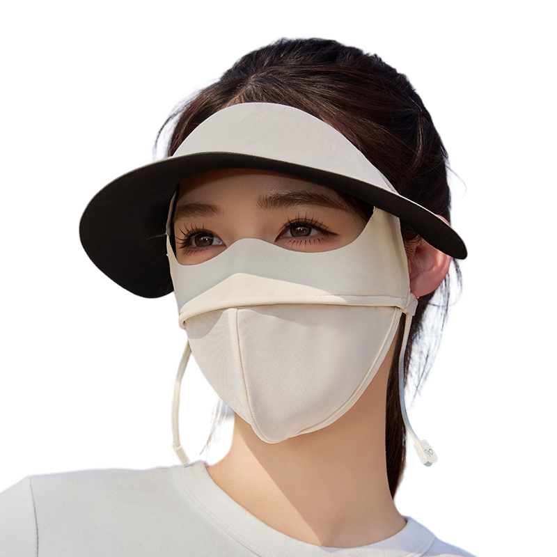 冰丝口罩/防晒口罩/防晒面罩ufp/口罩/医疗口罩白底实物图