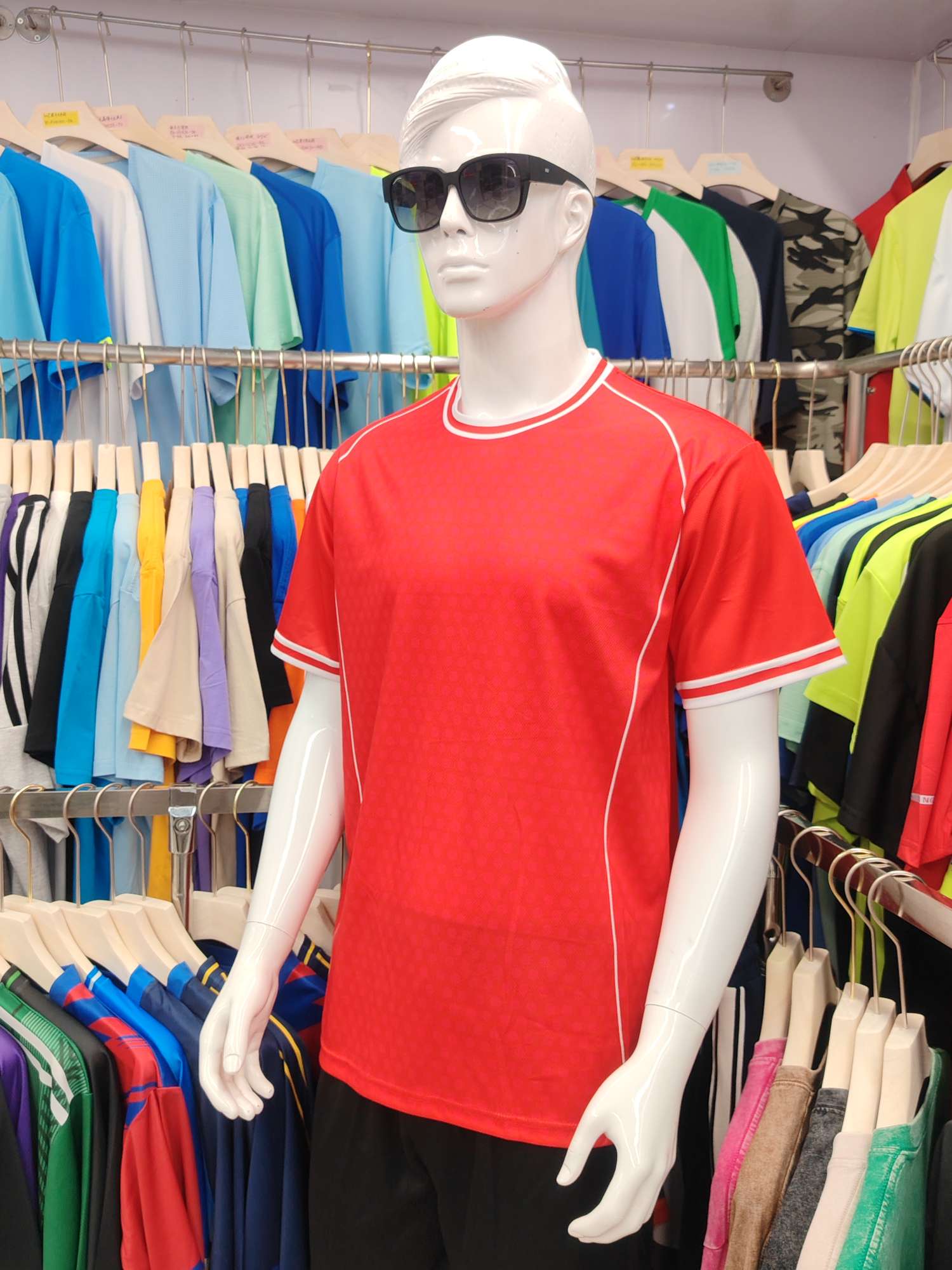 Cross-border sportswear, high-grade mesh breathable fabric, full-body printed sportswear, breathable and sweat-absorbing professional sports outdoor training sportswear, high-elasticity breathable and comfortable sportswear customization FG1612-4 details Picture