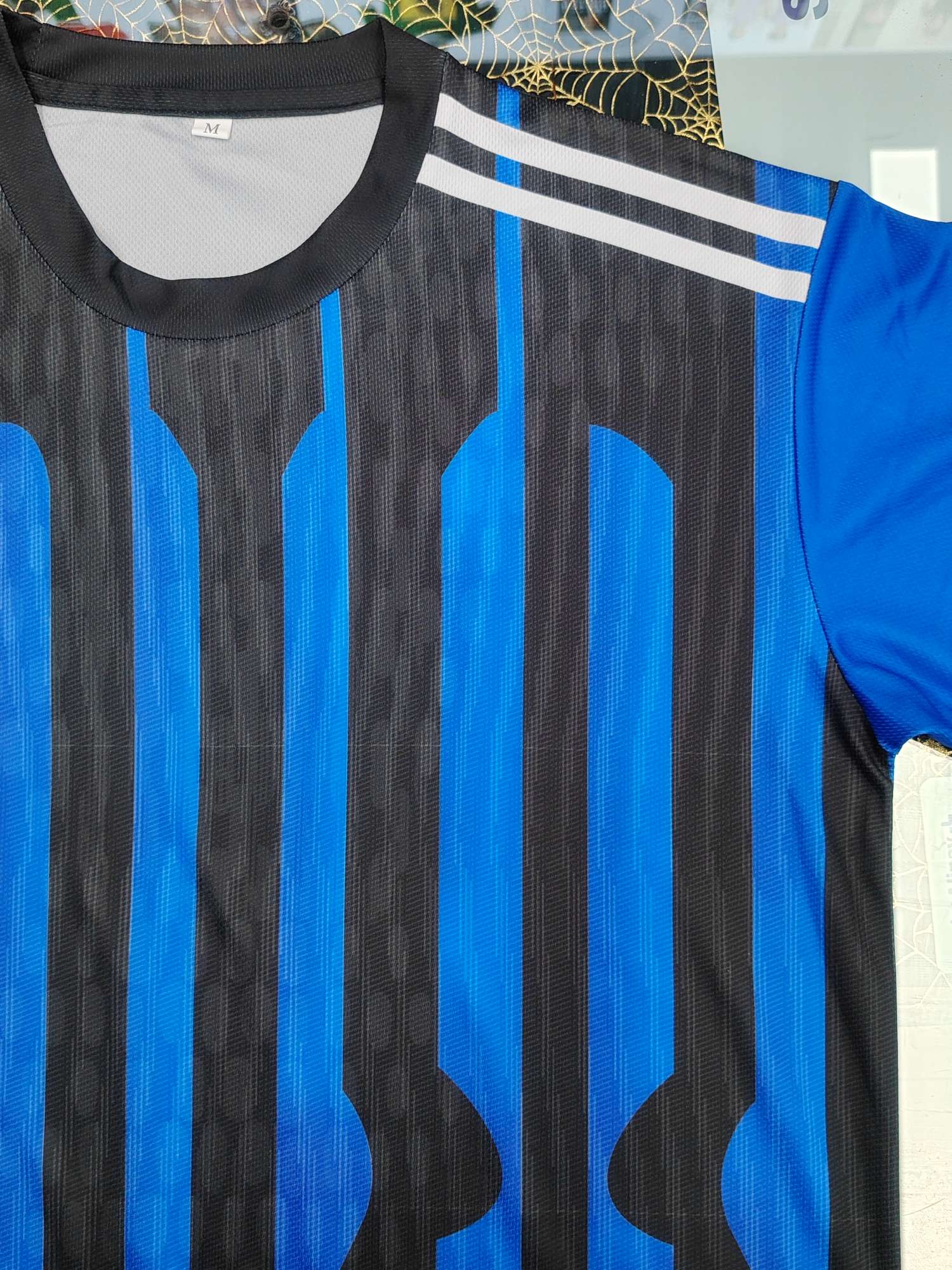 Cross-border sportswear, high-grade mesh breathable fabric, full-body printed sportswear, breathable and sweat-absorbing professional sports outdoor training sportswear, high-elasticity breathable and comfortable sportswear customization FG1612-5 detail image 9