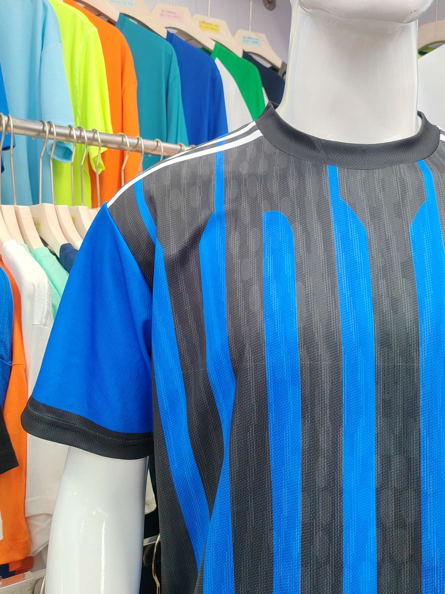 Cross-border sportswear, high-grade mesh breathable fabric, full-body printed sportswear, breathable and sweat-absorbing professional sports outdoor training sportswear, high-elasticity breathable and comfortable sportswear customization FG1612-5 detail image 5