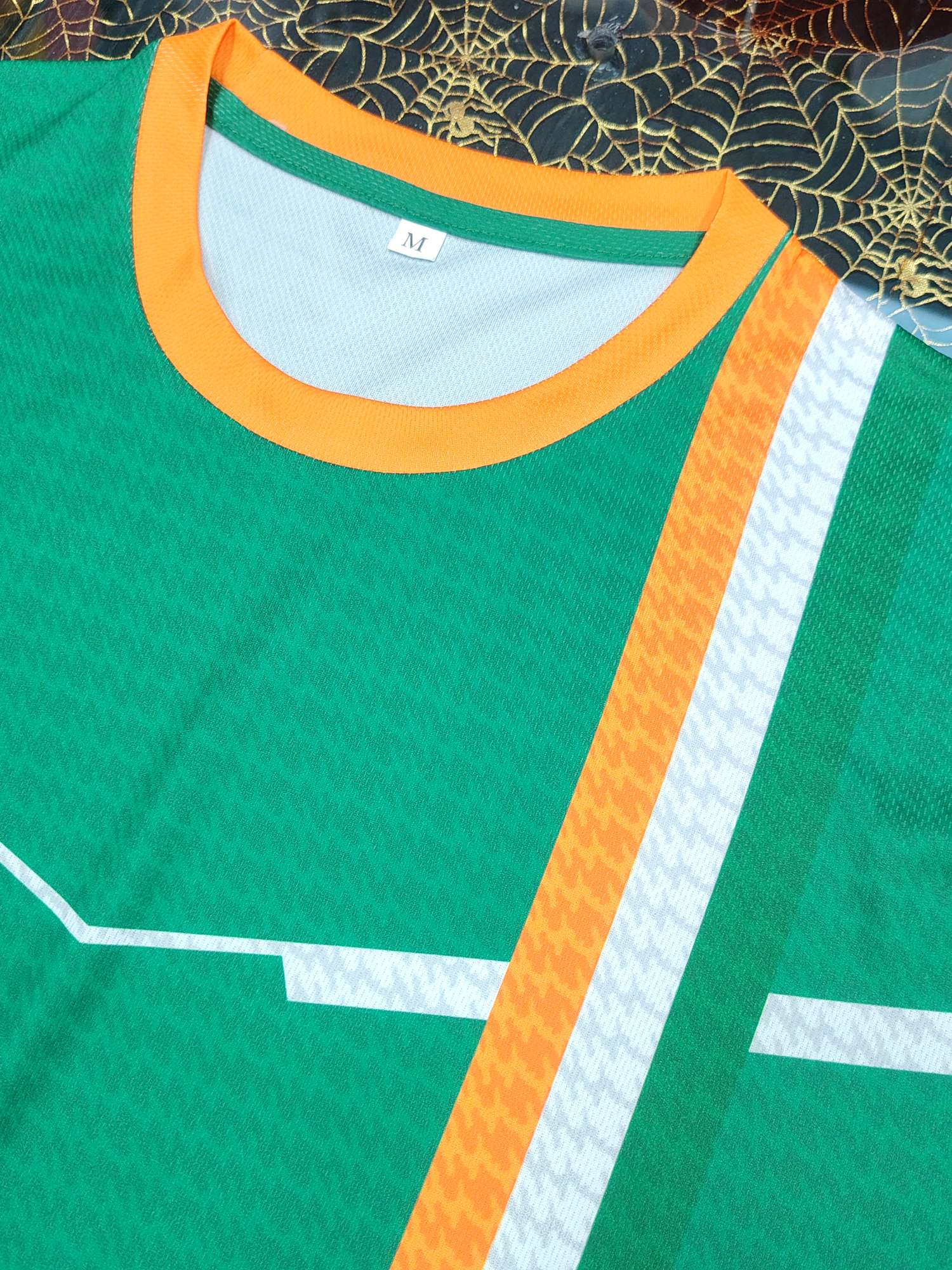 Cross-border sportswear, high-grade mesh breathable fabric, full-body printed sportswear, breathable and sweat-absorbing professional sports outdoor training sportswear, high-elasticity breathable and comfortable sportswear customization FG1612-3 detail image 11