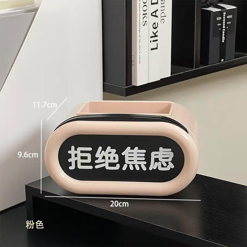 C26-0572 Desktop storage box, drawer-type student office desk, stationery rack, multi-functional pen holder details Picture