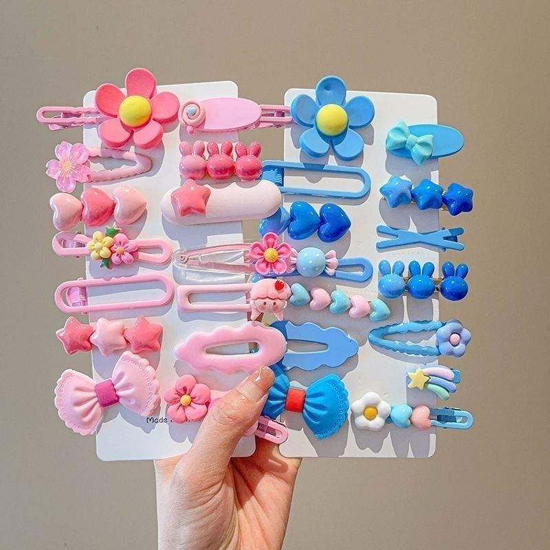 Dopamine children's hair clip, new cute baby bangs, broken hair clip, back of the head, duckbill clip, children's hair clip headwear Item Picture