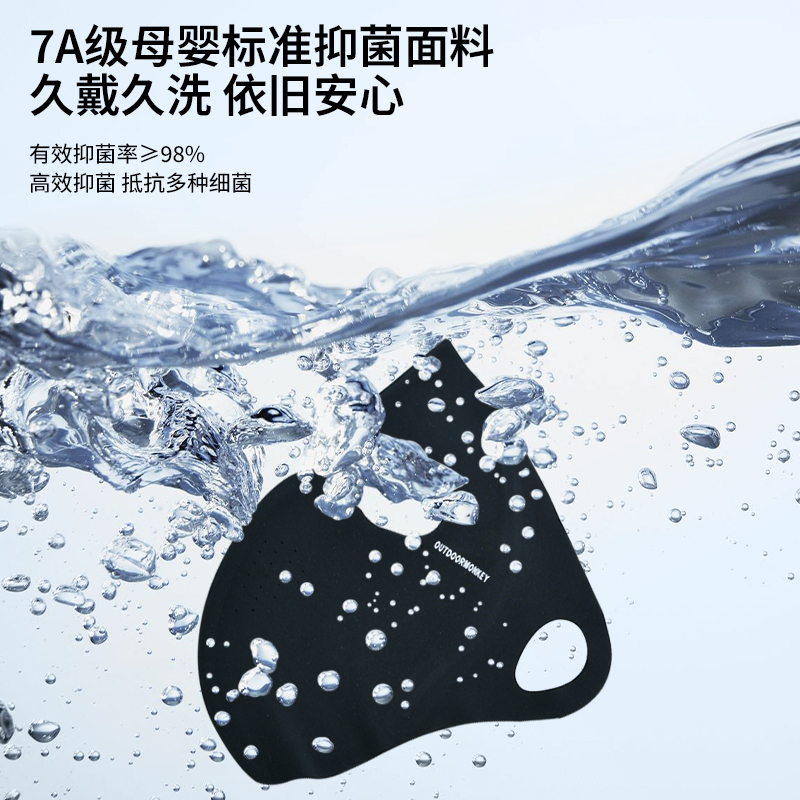 冰丝口罩/防晒口罩/防晒面罩ufp/口罩/医疗口罩细节图