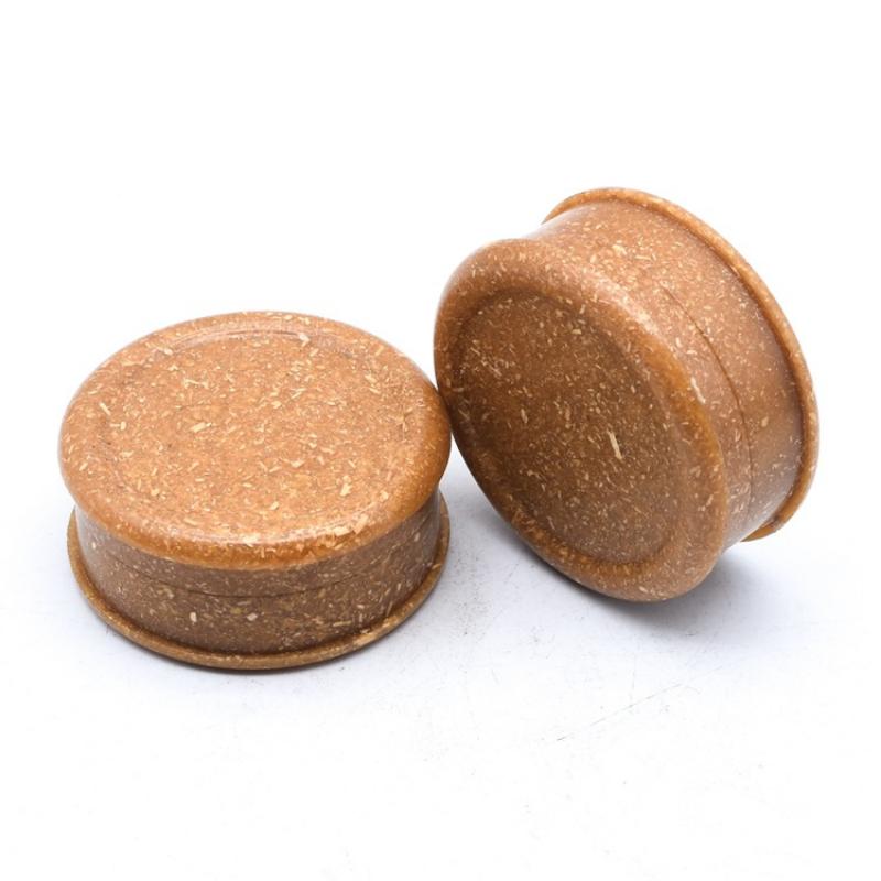 爆款可降解磨烟器塑料直径三层61MM烟草研磨器