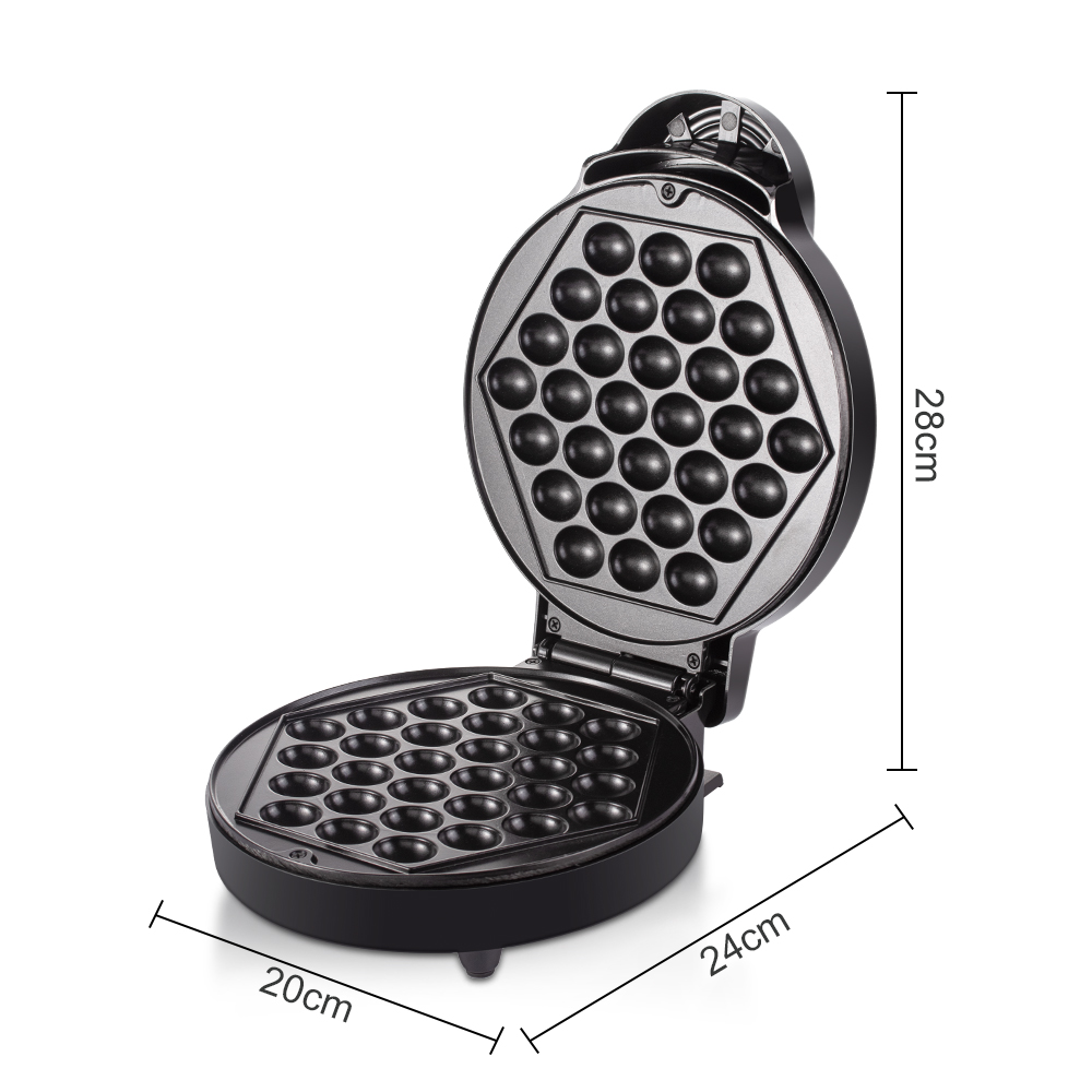 RAF European standard cross-border new egg waffle machine and household fish ball machine, double-sided heating, non-stick coating, easy to clean Specification image
