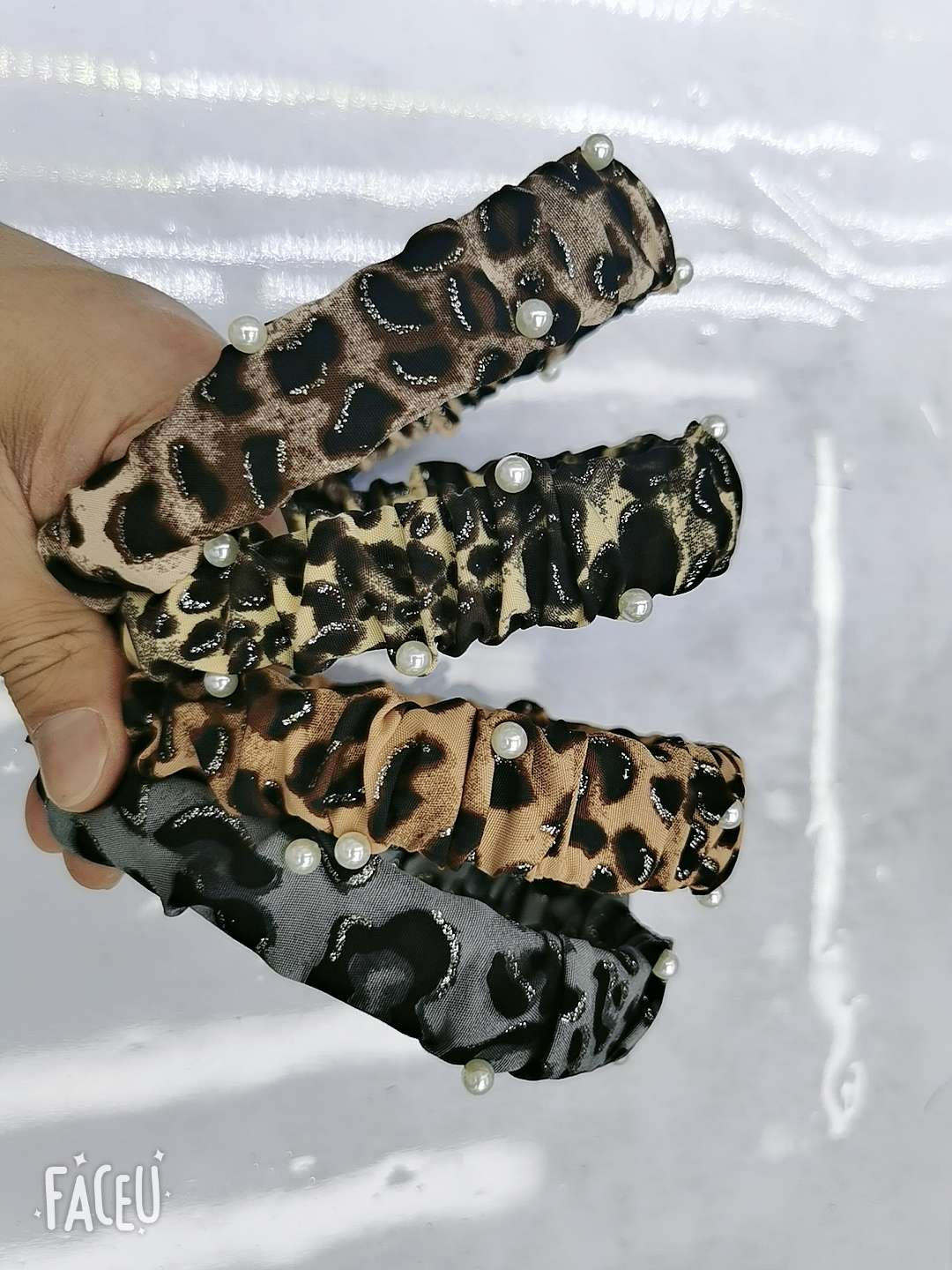 韩版女士拼接发箍 发卡头饰 珍珠头箍 儿童毛发箍 饰品精选 时尚发饰潮流新款