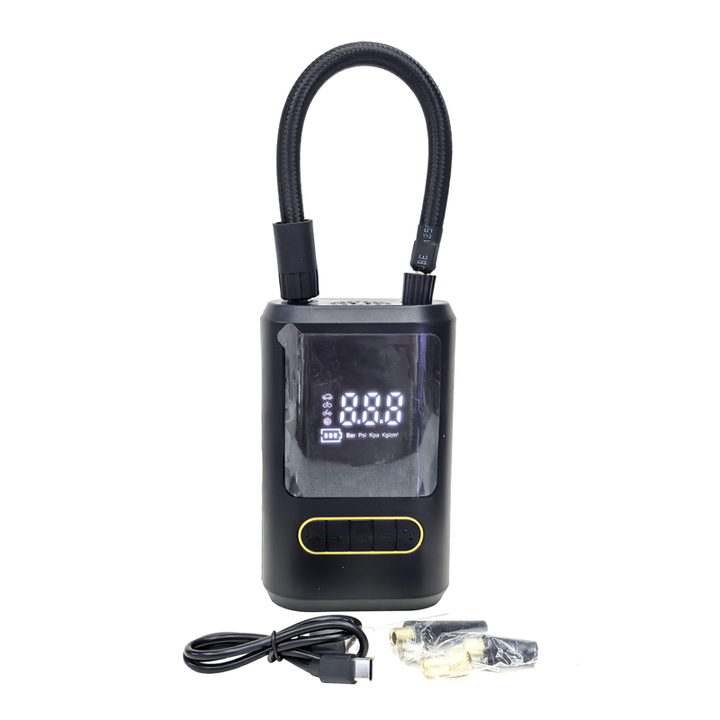 3667 electric air pump, portable mini self-propelled electric tire pump, air pump, handheld wireless charging digital display car air pump