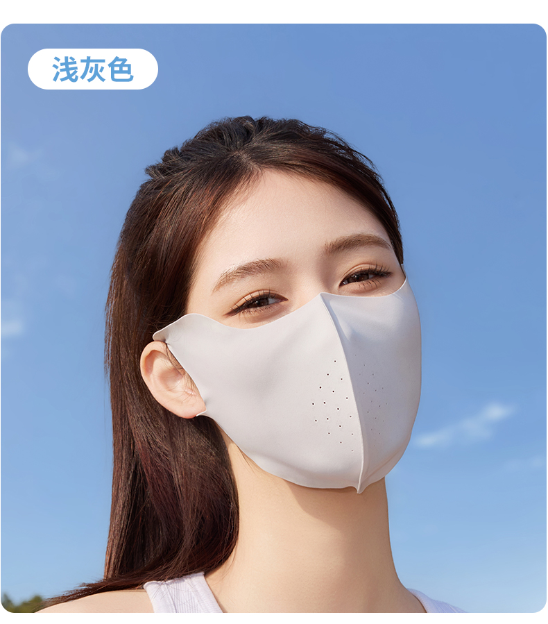 夏季新款冰丝防晒口罩男女遮阳防紫外线3D护眼角无痕立体防晒面罩详情13